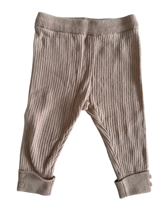 ZARA Leggings Ripp altrosa 68