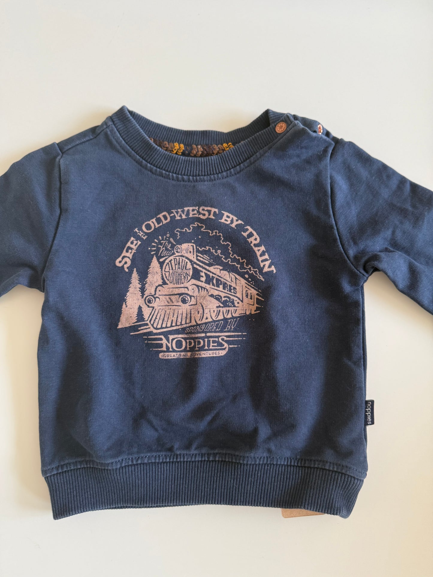 NOPPIES Sweatshirt Zug dunkelblau 68