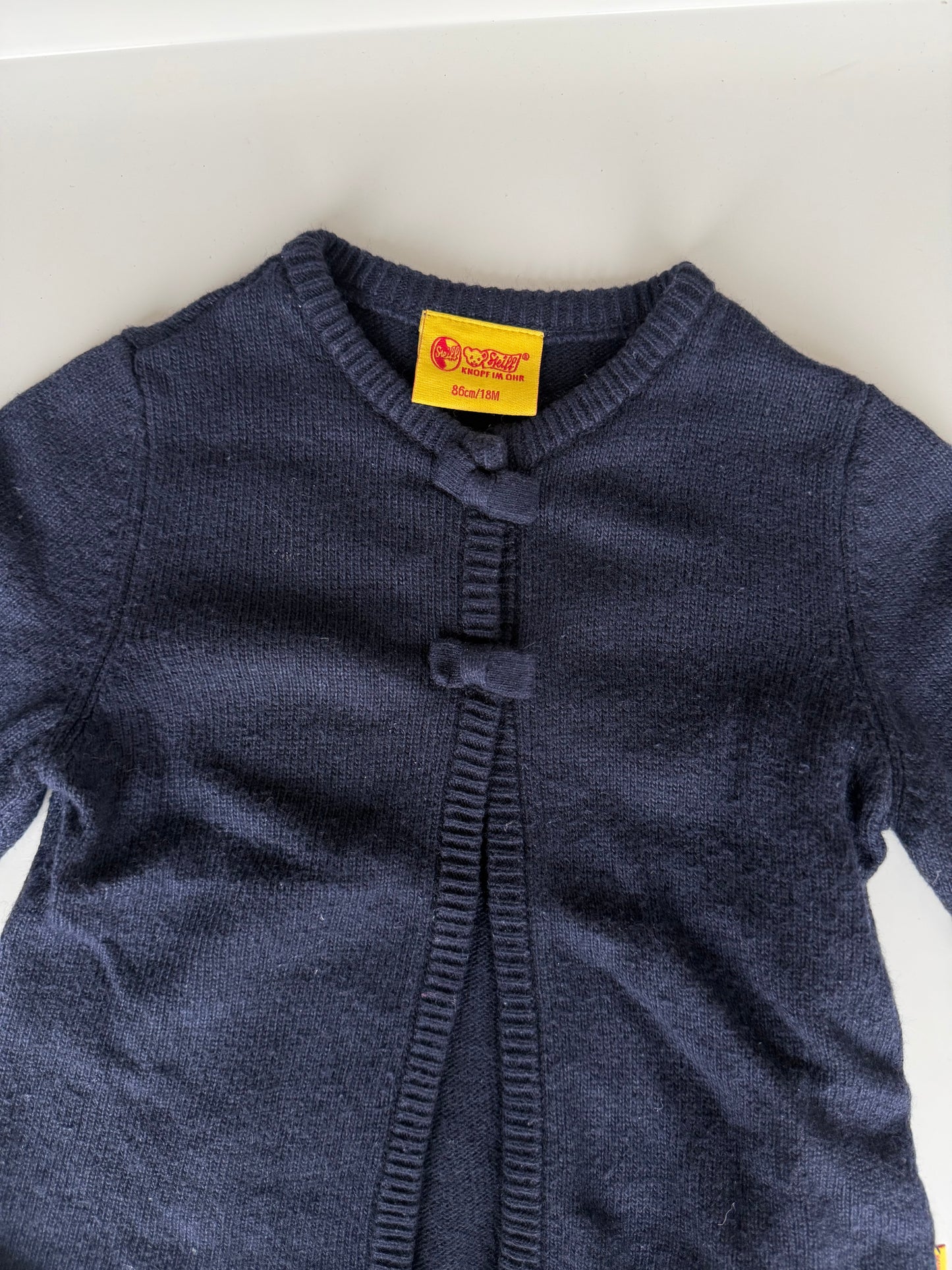 STEIFF Strickjacke dunkelblau Cashmere 86