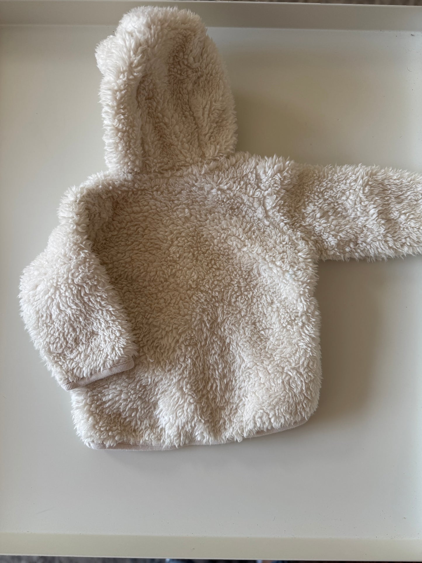 H&M Teddyjacke wollweiß 62