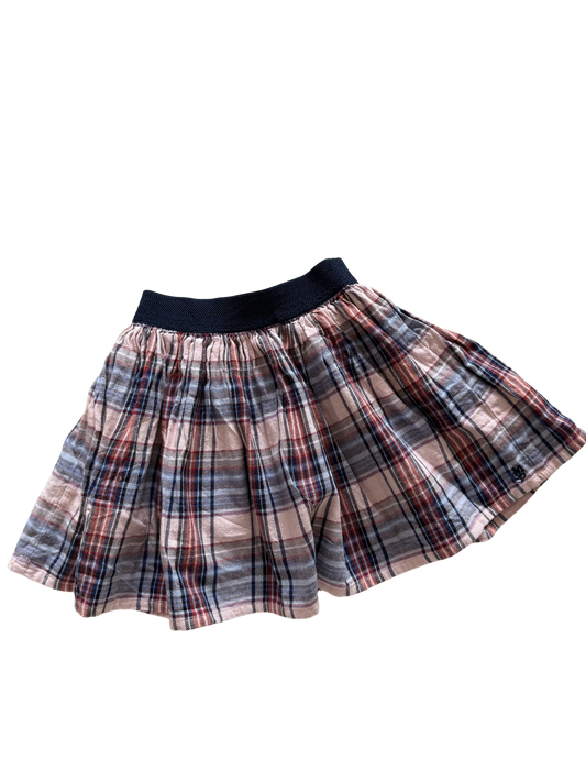 MARC O‘POLO Rock kariert Flanell blau rot rosa 104/110