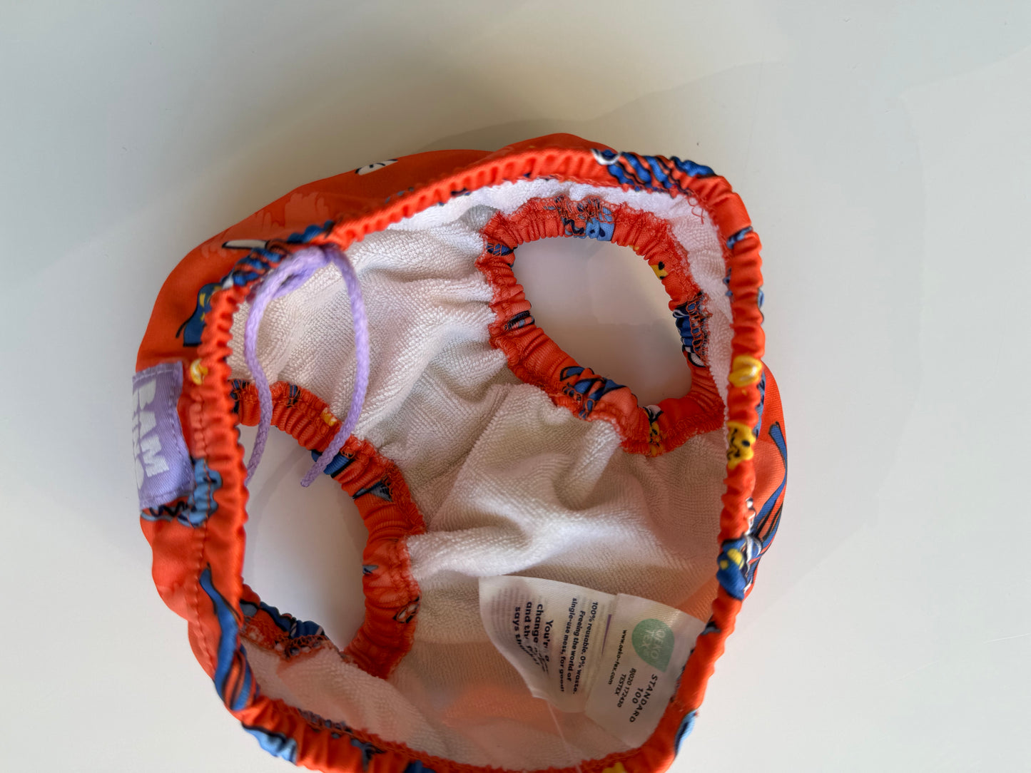 BAMBINO MIO Badehose orange bunt 74/80