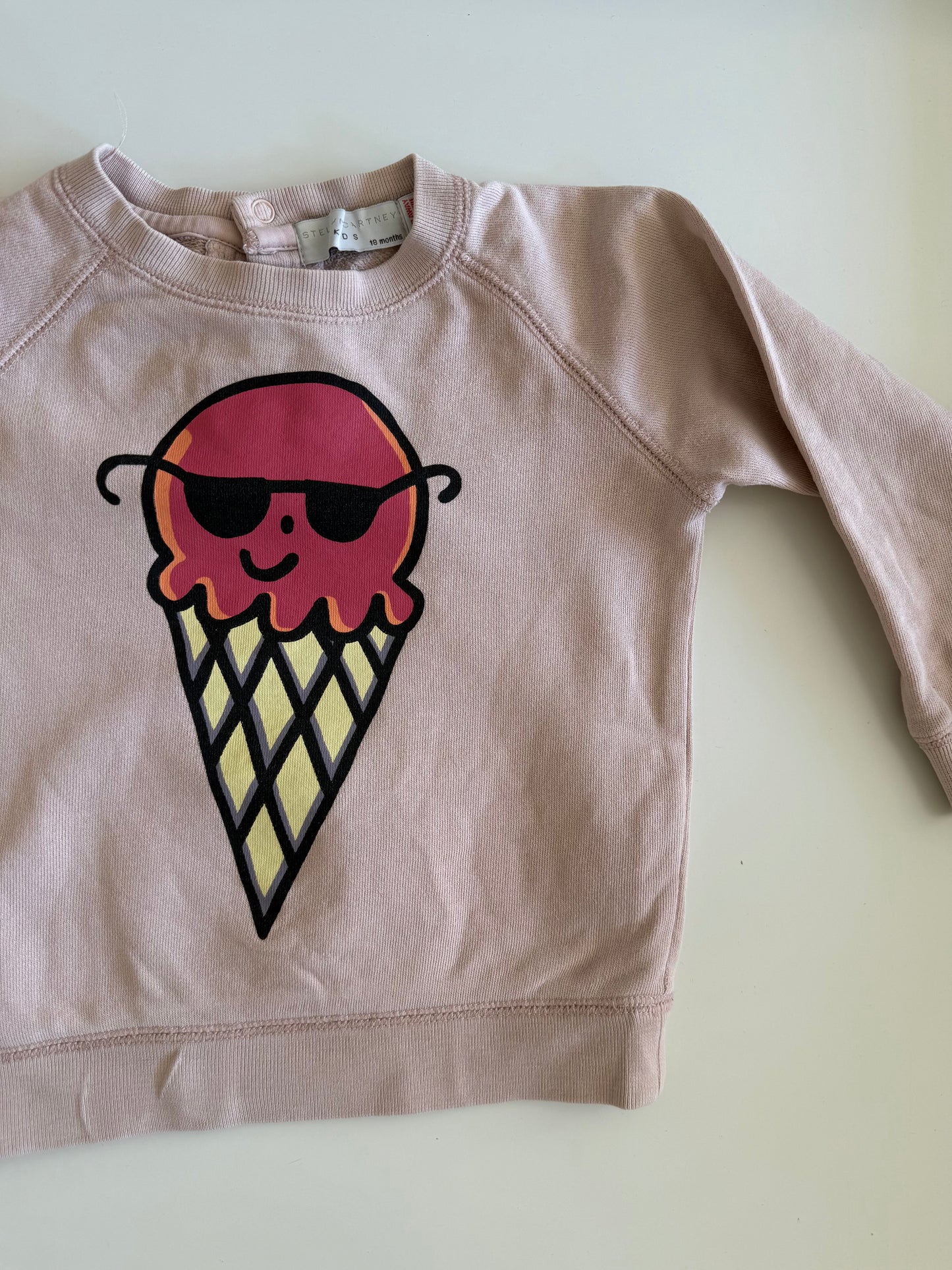 STELLA MCCARTNEY Sweatshirt Eis rosa 80/86