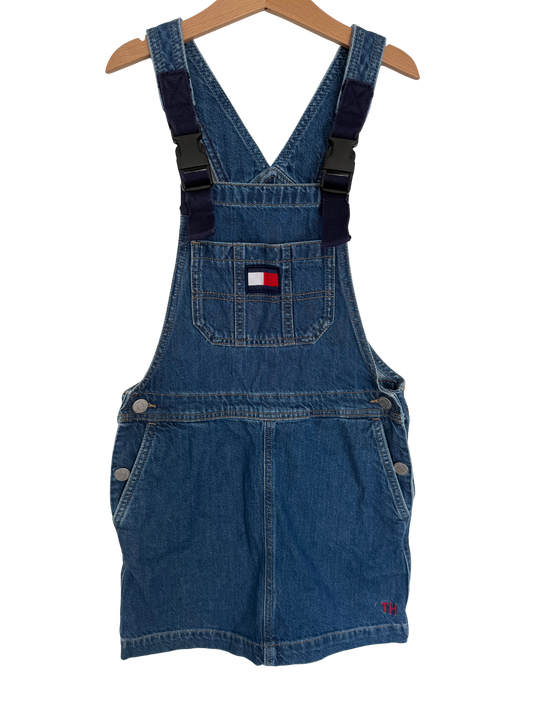 TOMMY HILFIGER Latzrock Kleid Jeans 140