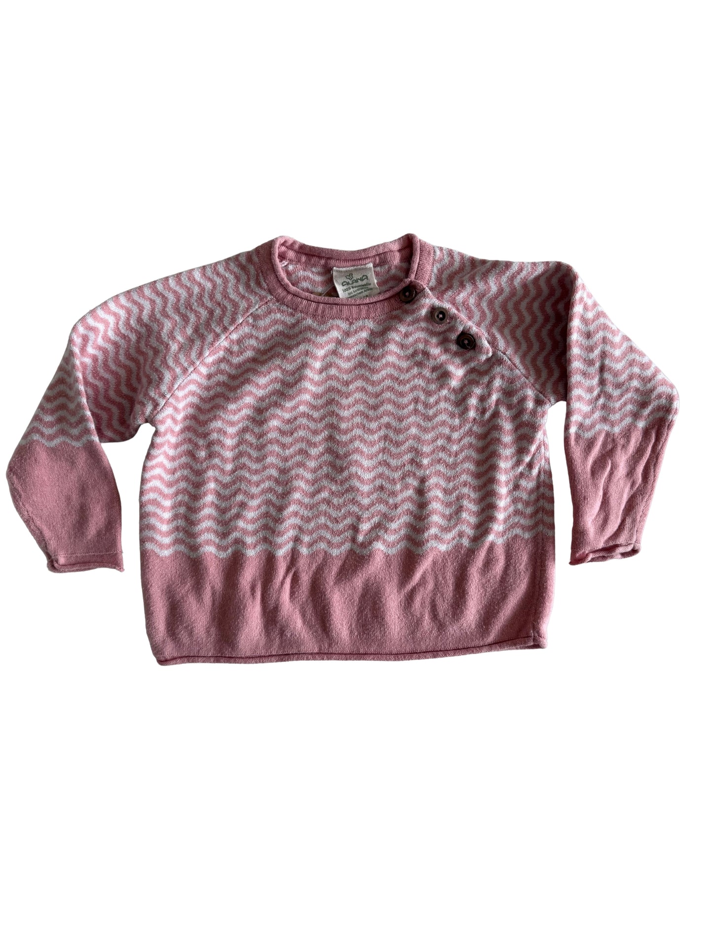 ALANA Pullover rosa weiß 68