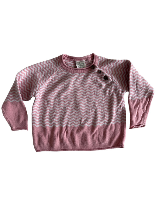 ALANA Pullover rosa weiß 68
