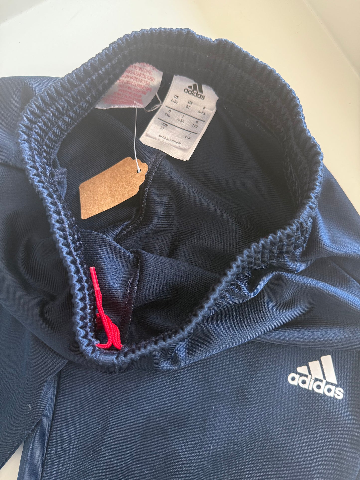 ADIDAS Trainingshose dunkelblau 110