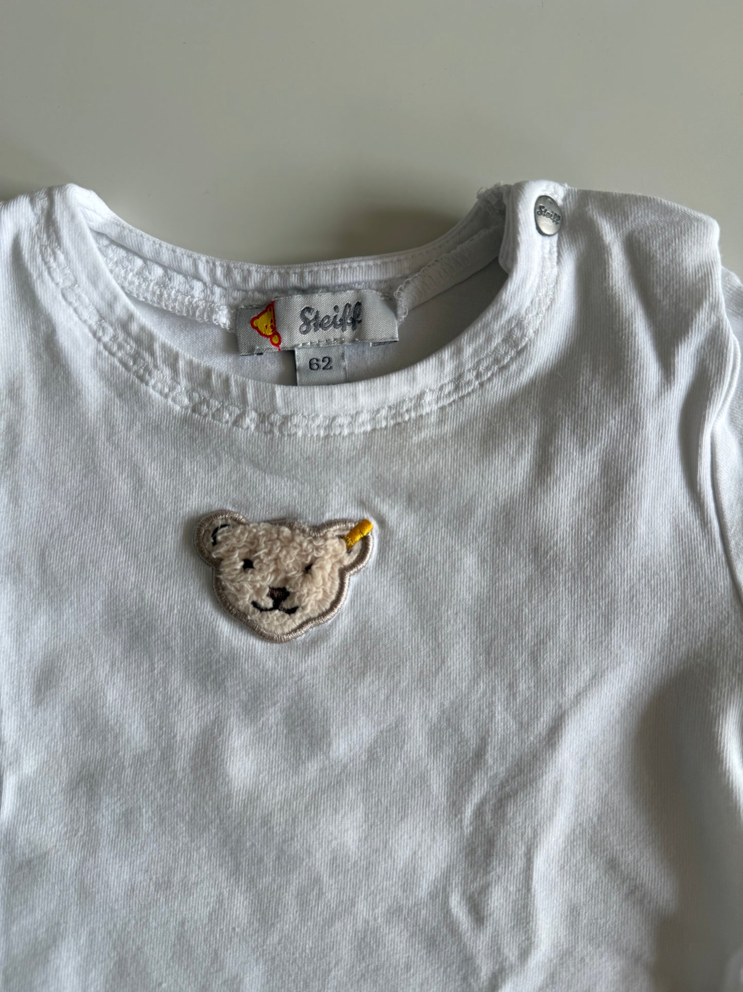 STEIFF T-Shirt Bärchen weiß 62