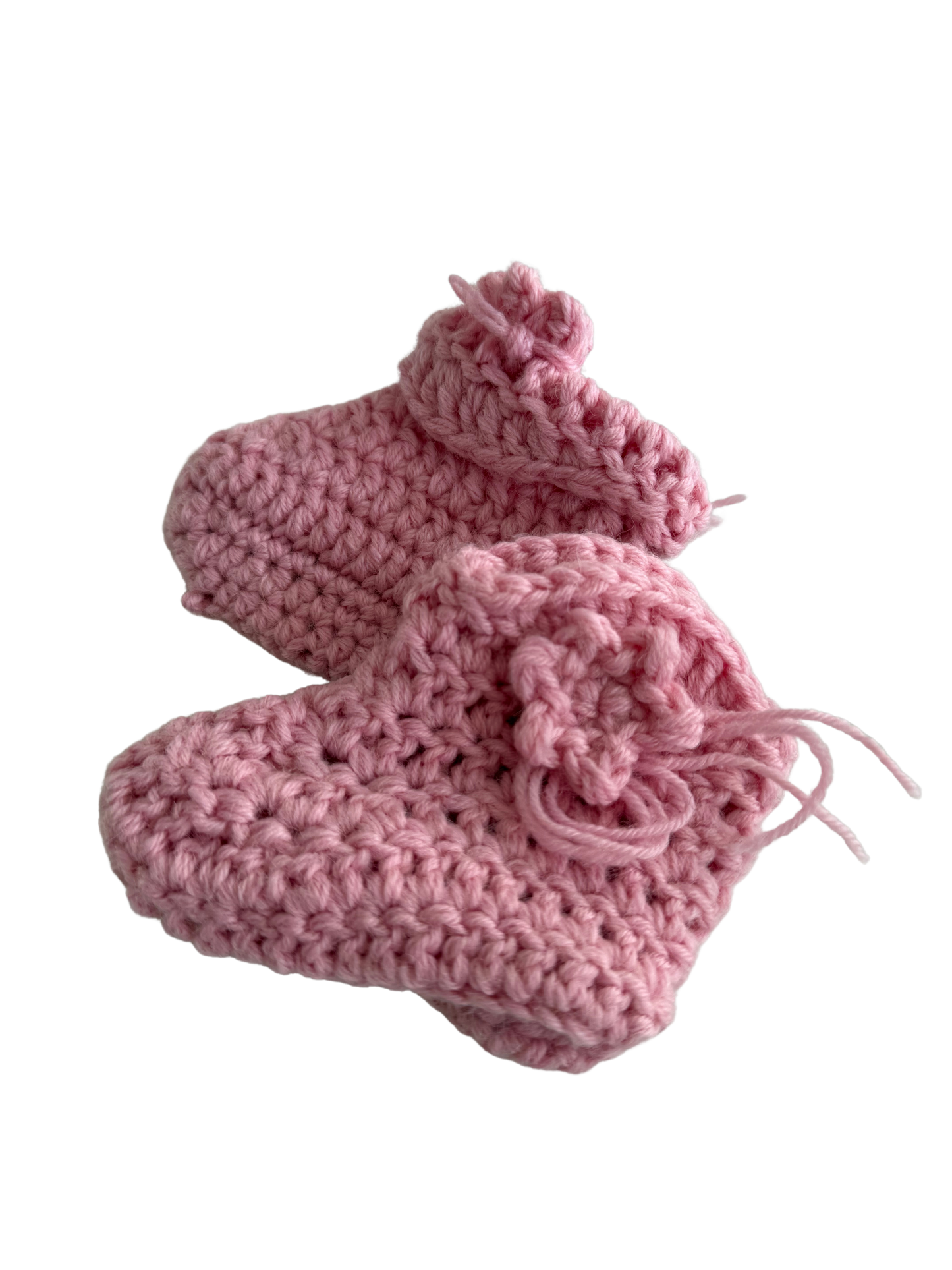 HANDMADE Strickschuhe Rosa 18/19