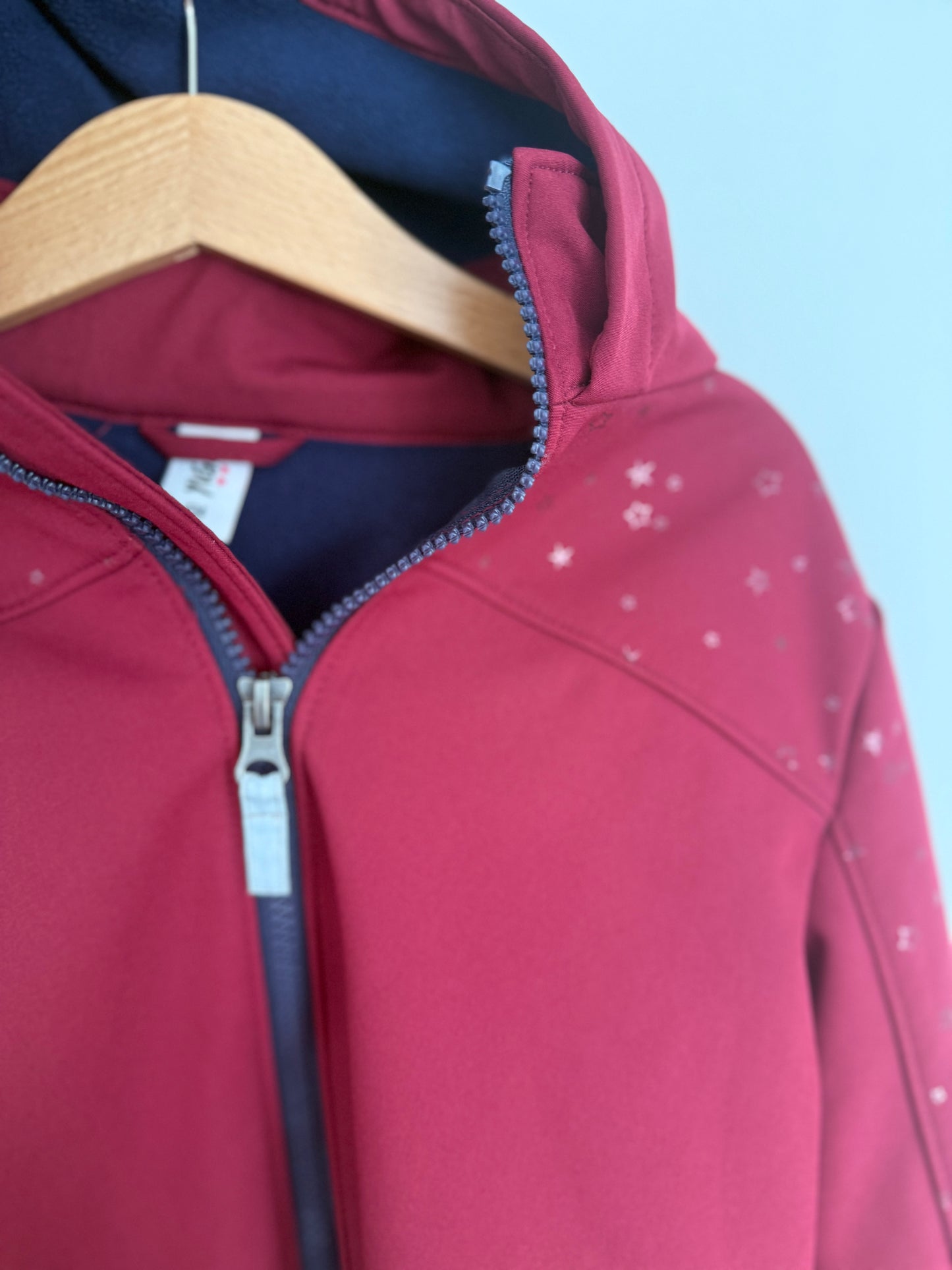 YIGGA Softshelljacke dunkelrot 134