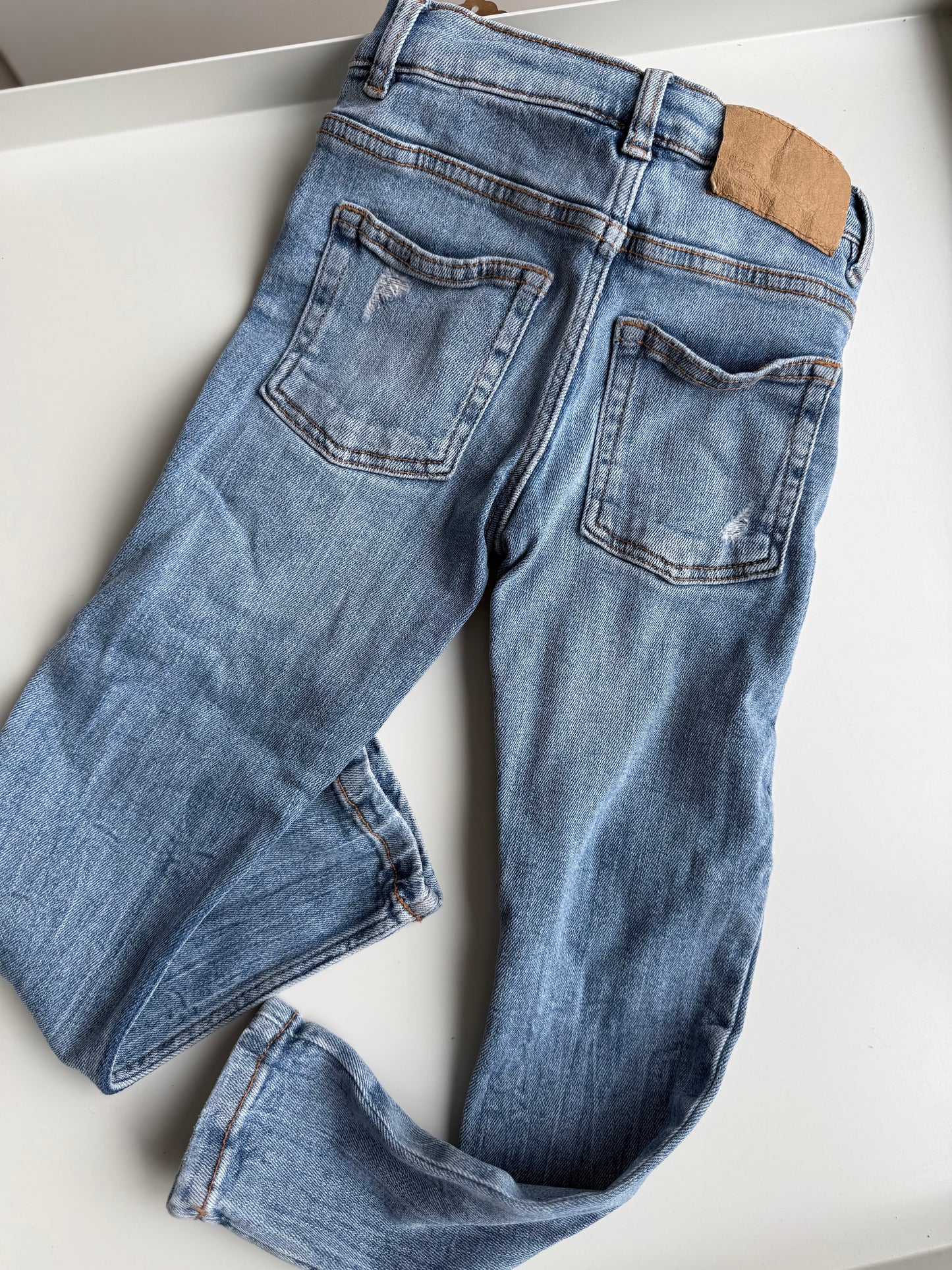 ZARA Jeans Skinny used hellblau 122