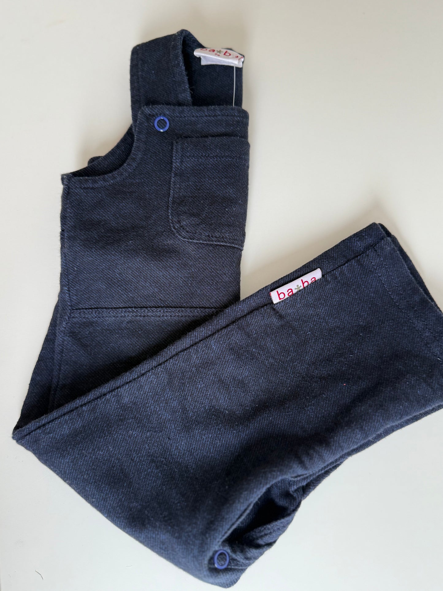 BA*BA Latzhose dunkelblau 74