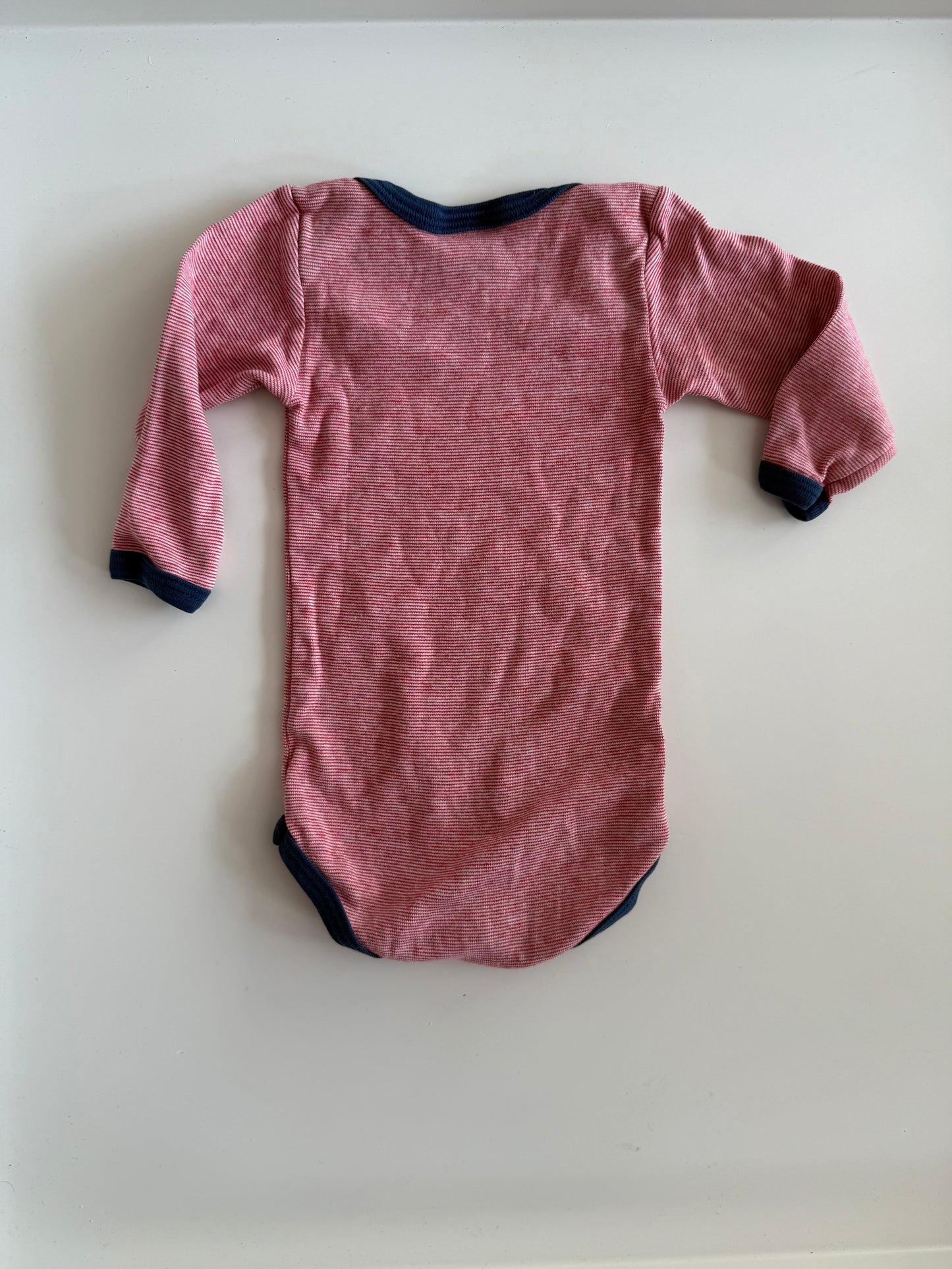 PETIT BATEAU Body rot weiß blau 62/68