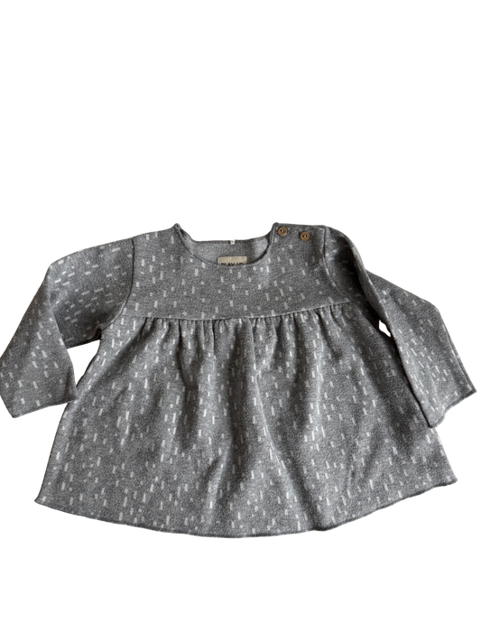 PLAY UP
Oberteil Kleid Tunika grau weiß 74