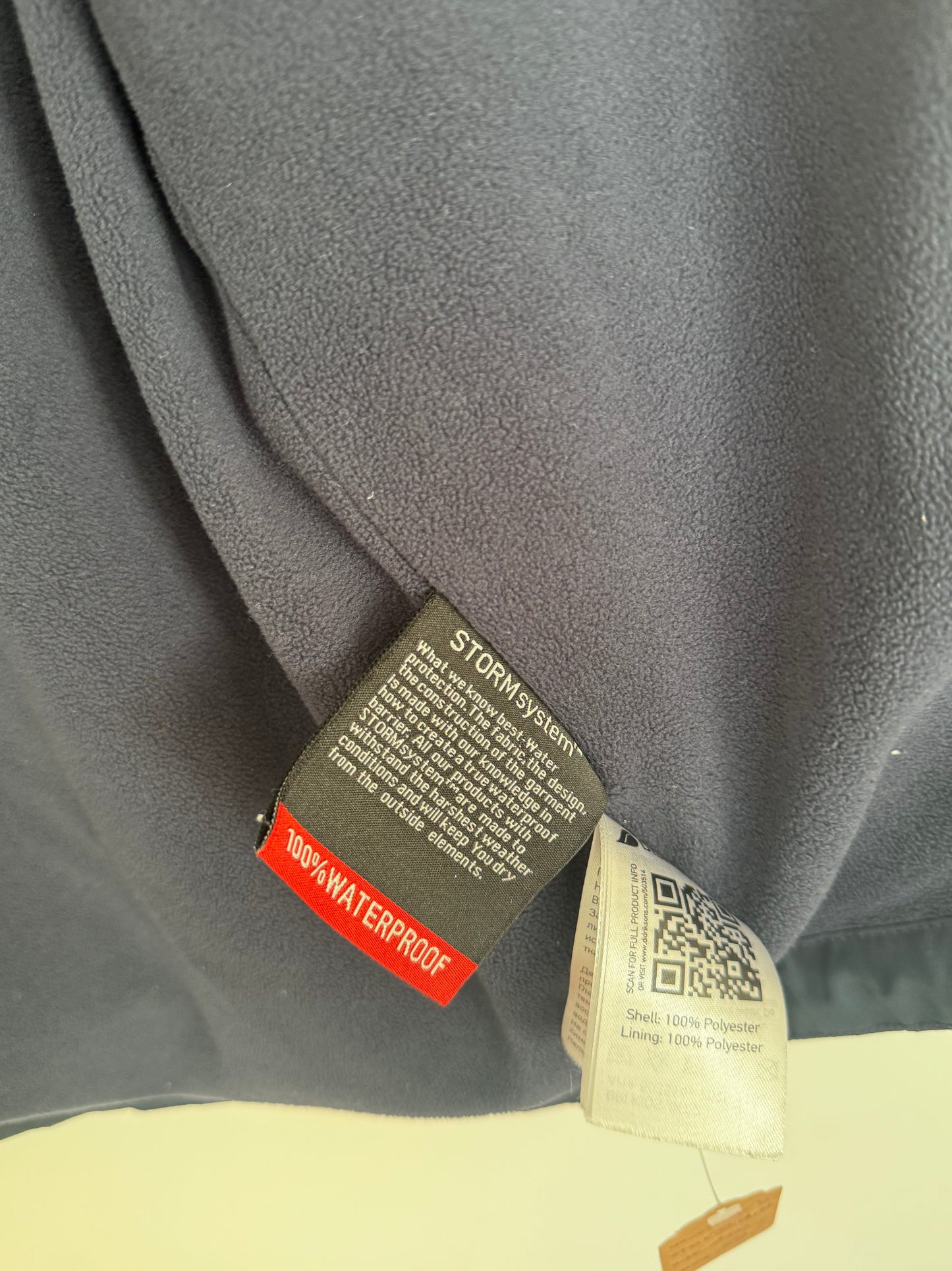 DIDRIKSONS Jacke gefüttert Regenjacke dunkelblau 140