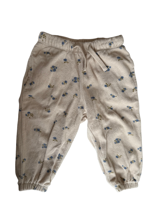 KONGES SLØJD Hose Frottee beige blau 80