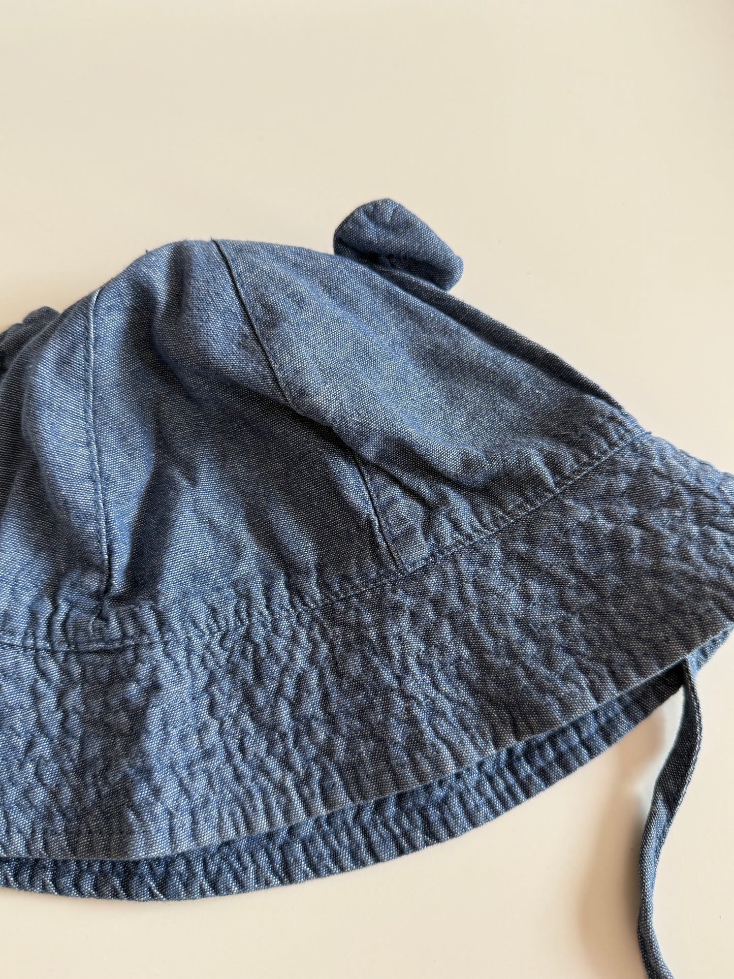 H&M Sonnenhut Jeans Bärchen Ohren 86