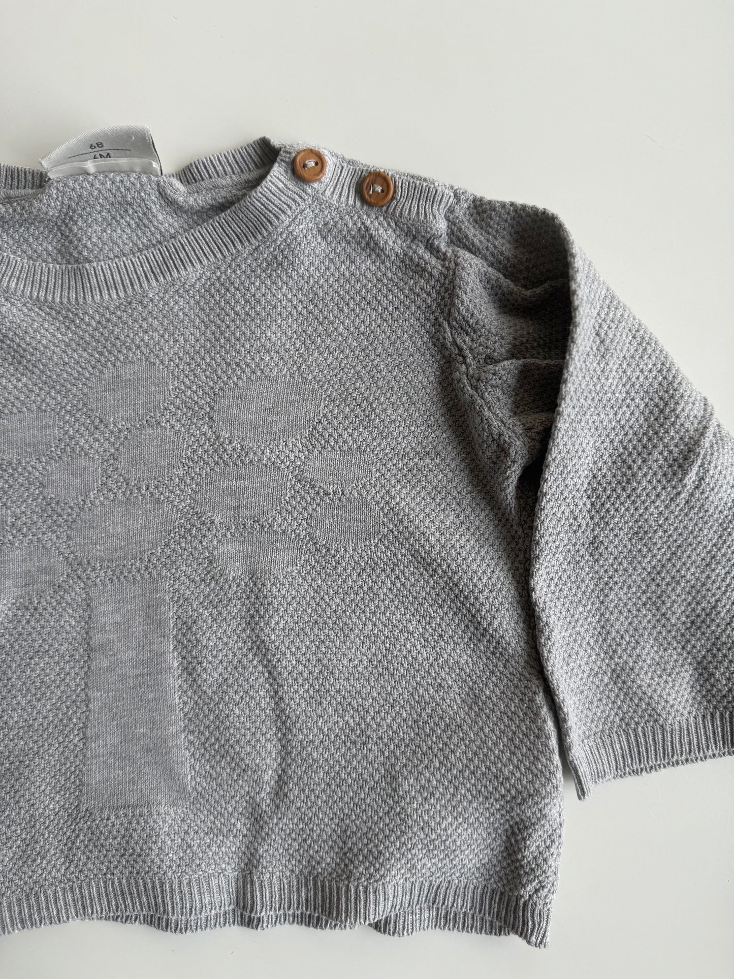 FIXONI Pullover grau 68