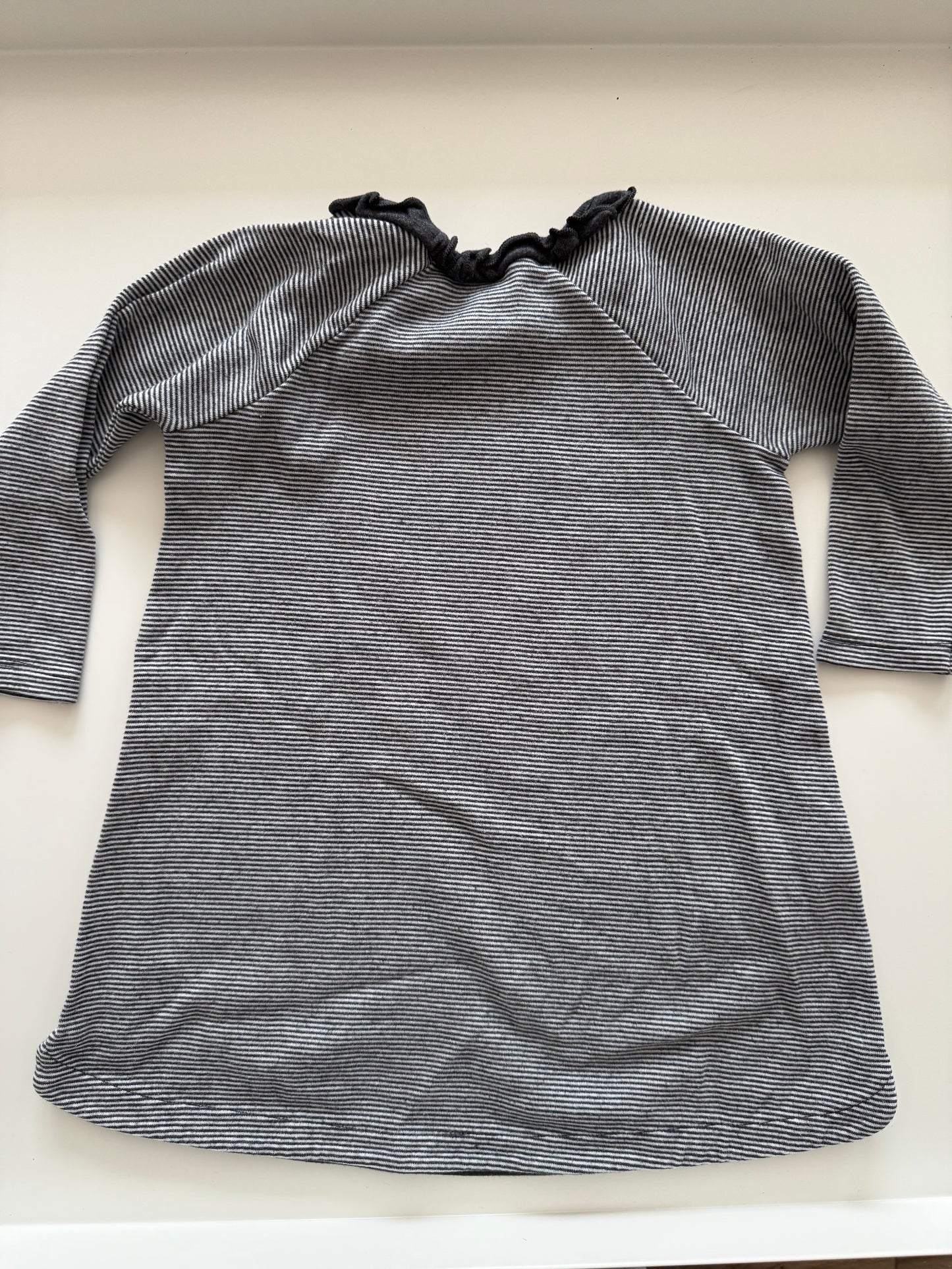 PETIT BATEAU Kleid grau dunkelgrau 86