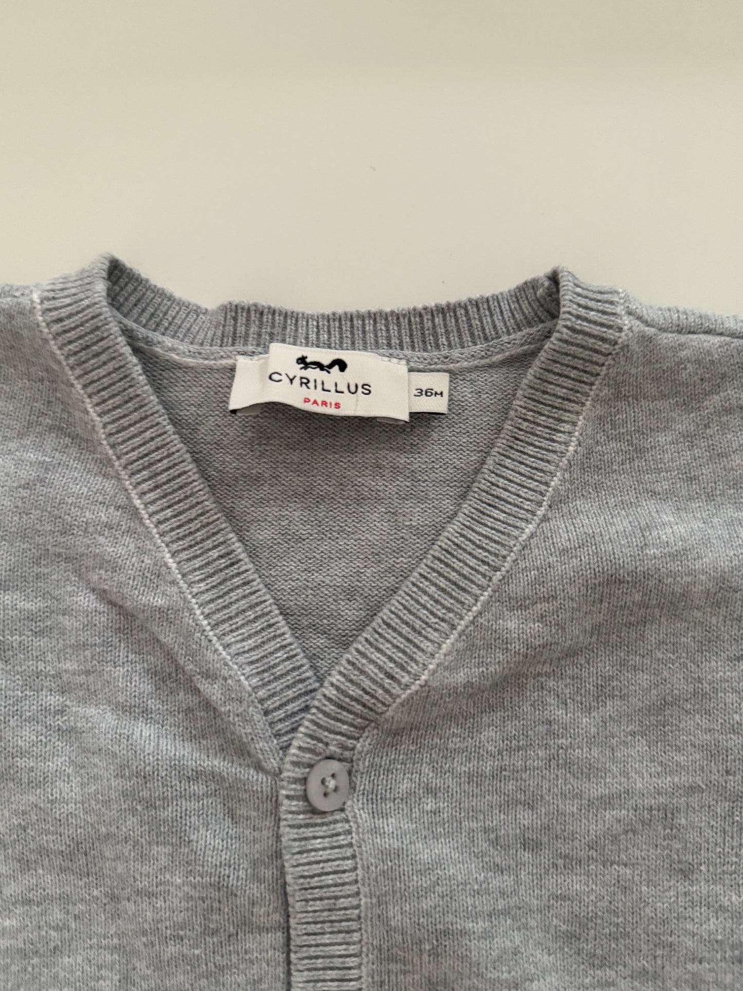 CYRILLUS Strickjacke grau 92
