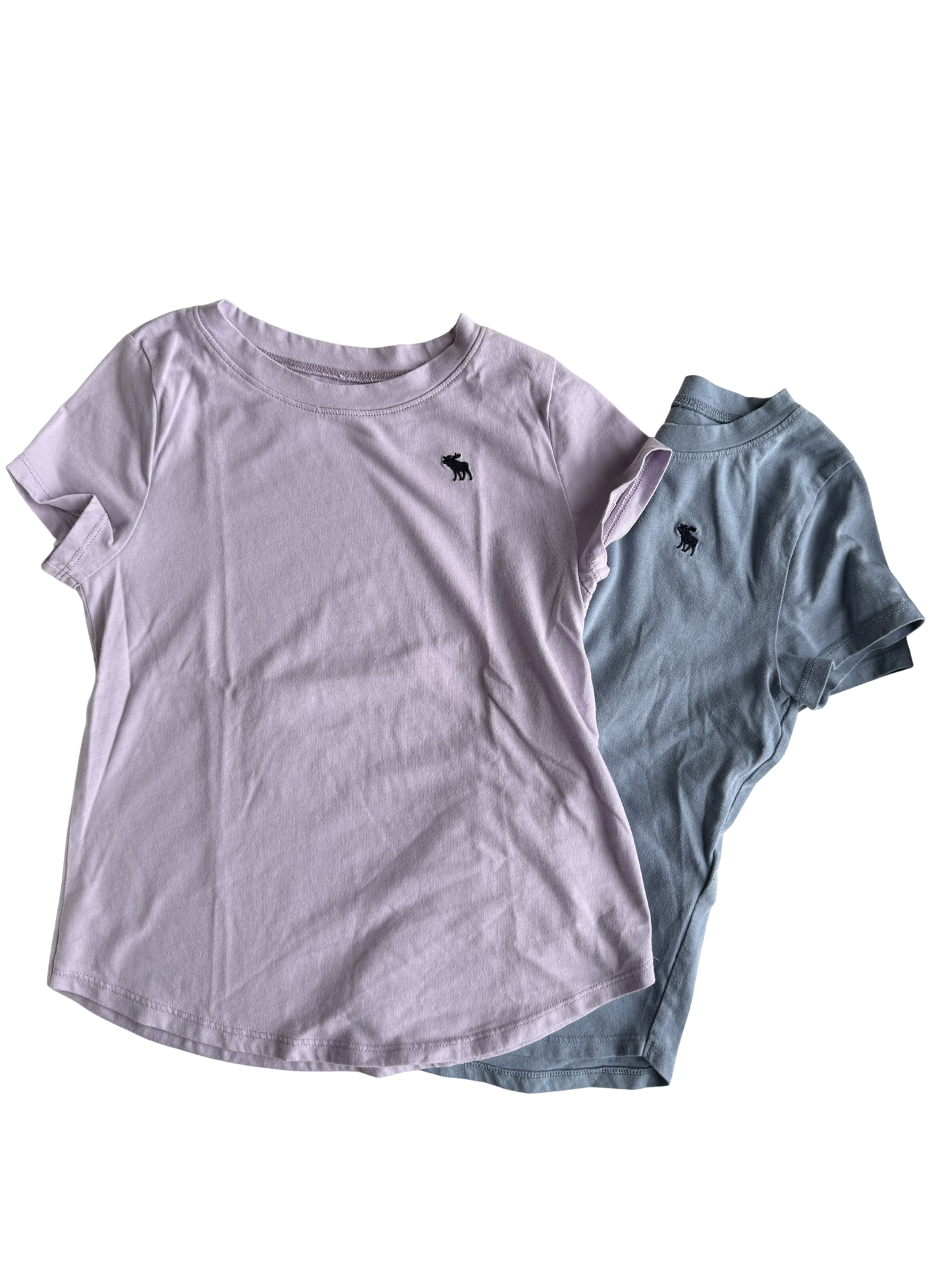 ABERCROMBIE T-Shirt Set hellblau flieder 122/128
