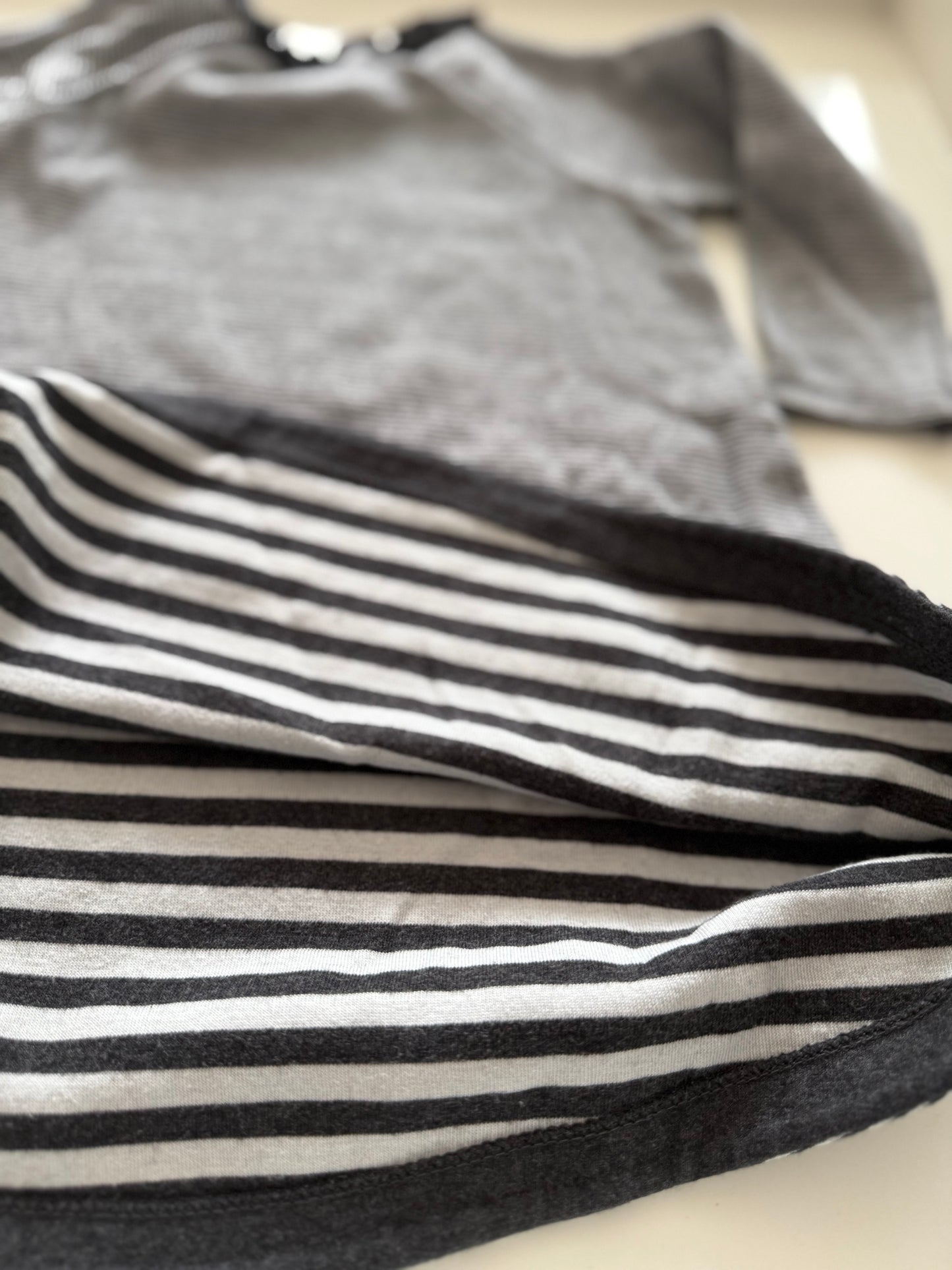 PETIT BATEAU Kleid grau dunkelgrau 86