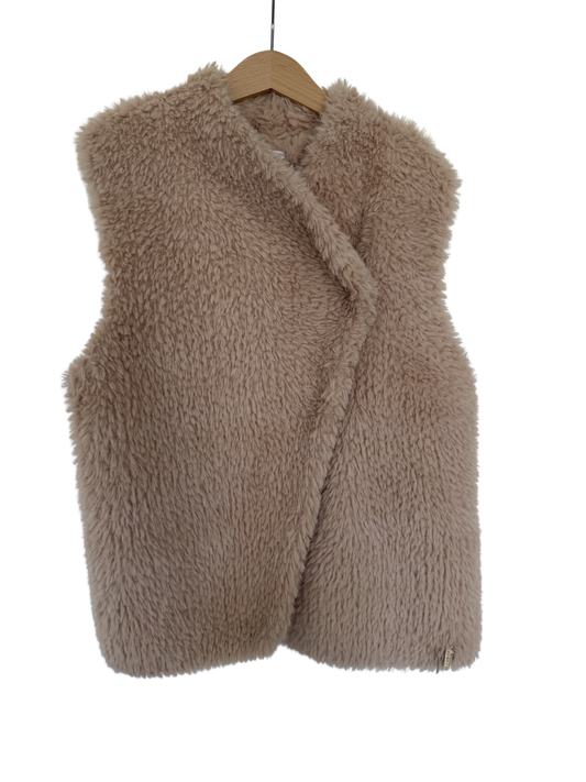 GUESS Teddyfell Weste beige 140