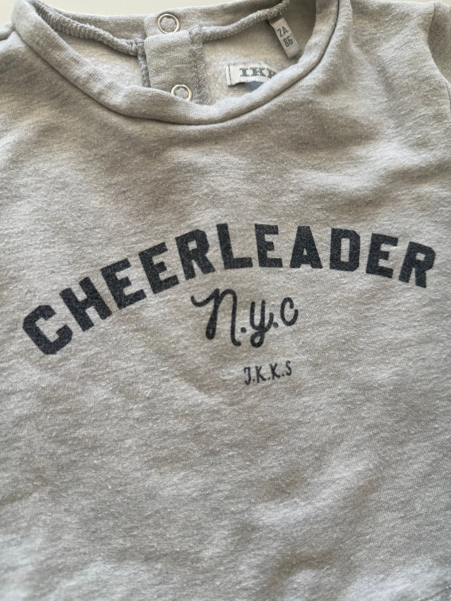 IKKS Sweatshirt grau Cheerleader 86