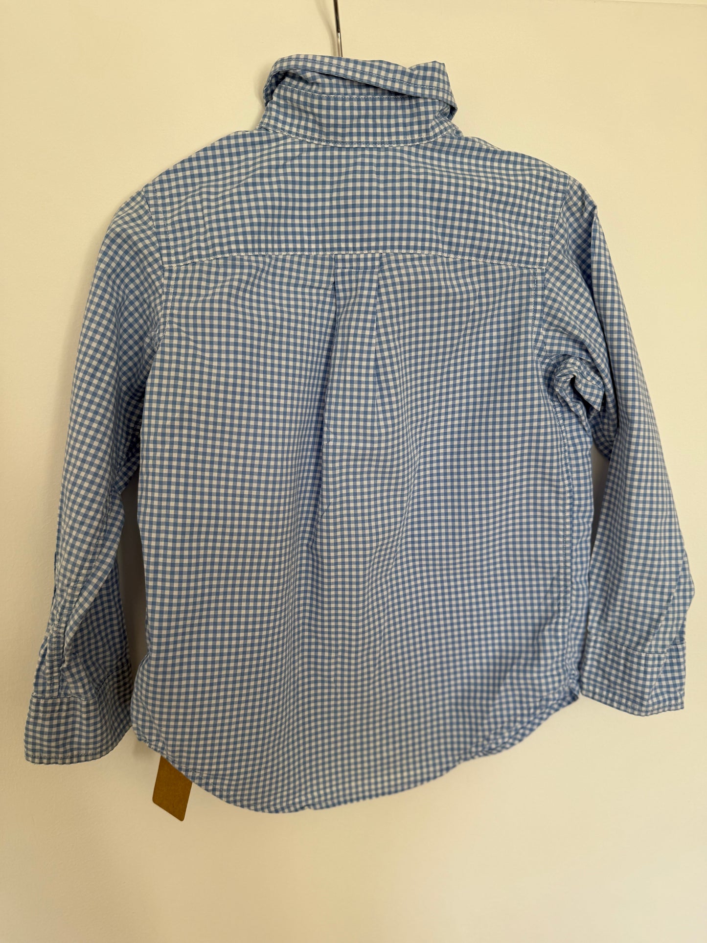 RALPH LAUREN Hemd kariert blau weiß 104