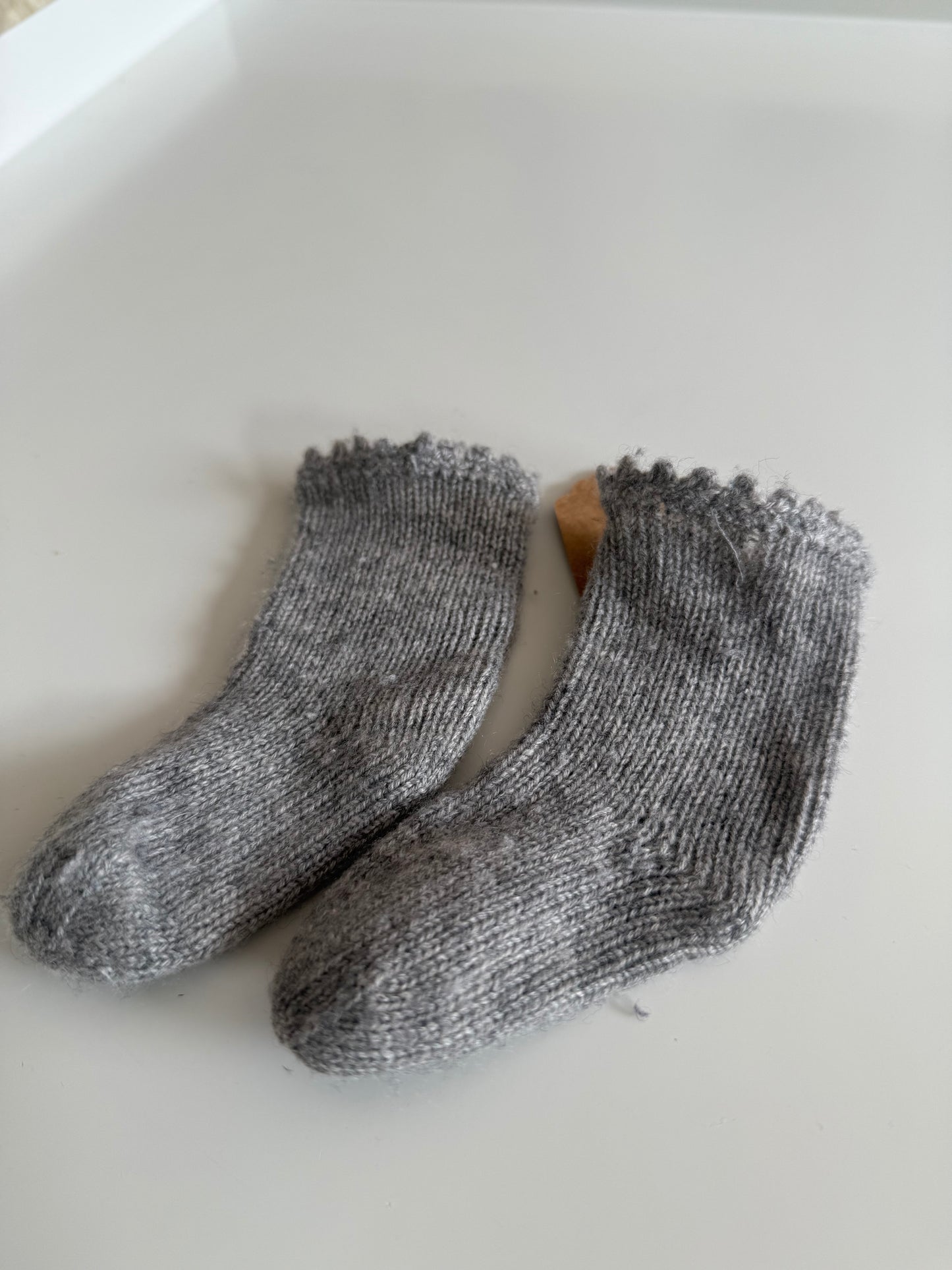 CASHMERE Socken grau 19/20