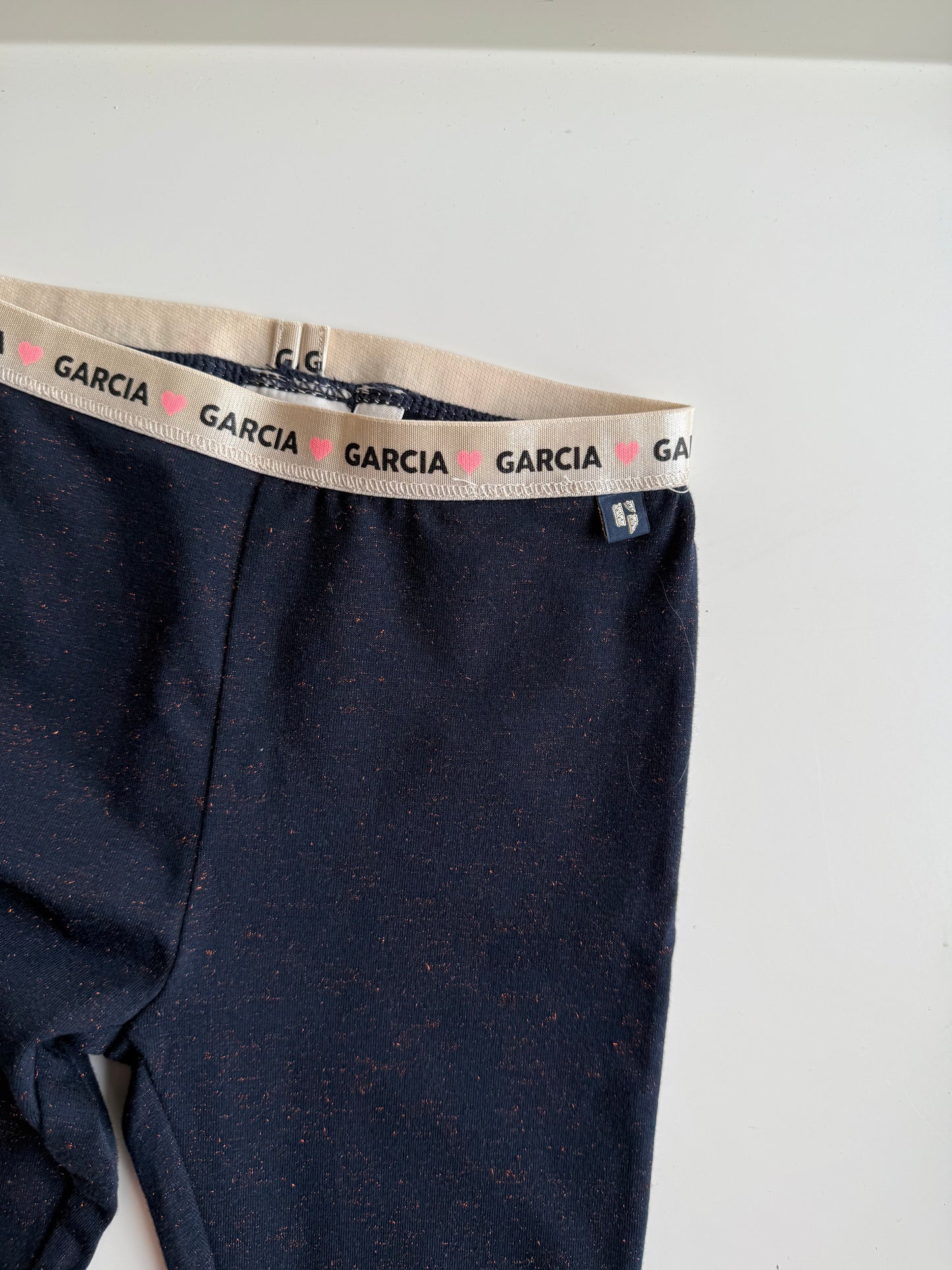 GARCIA Leggings Glitzer blau 104