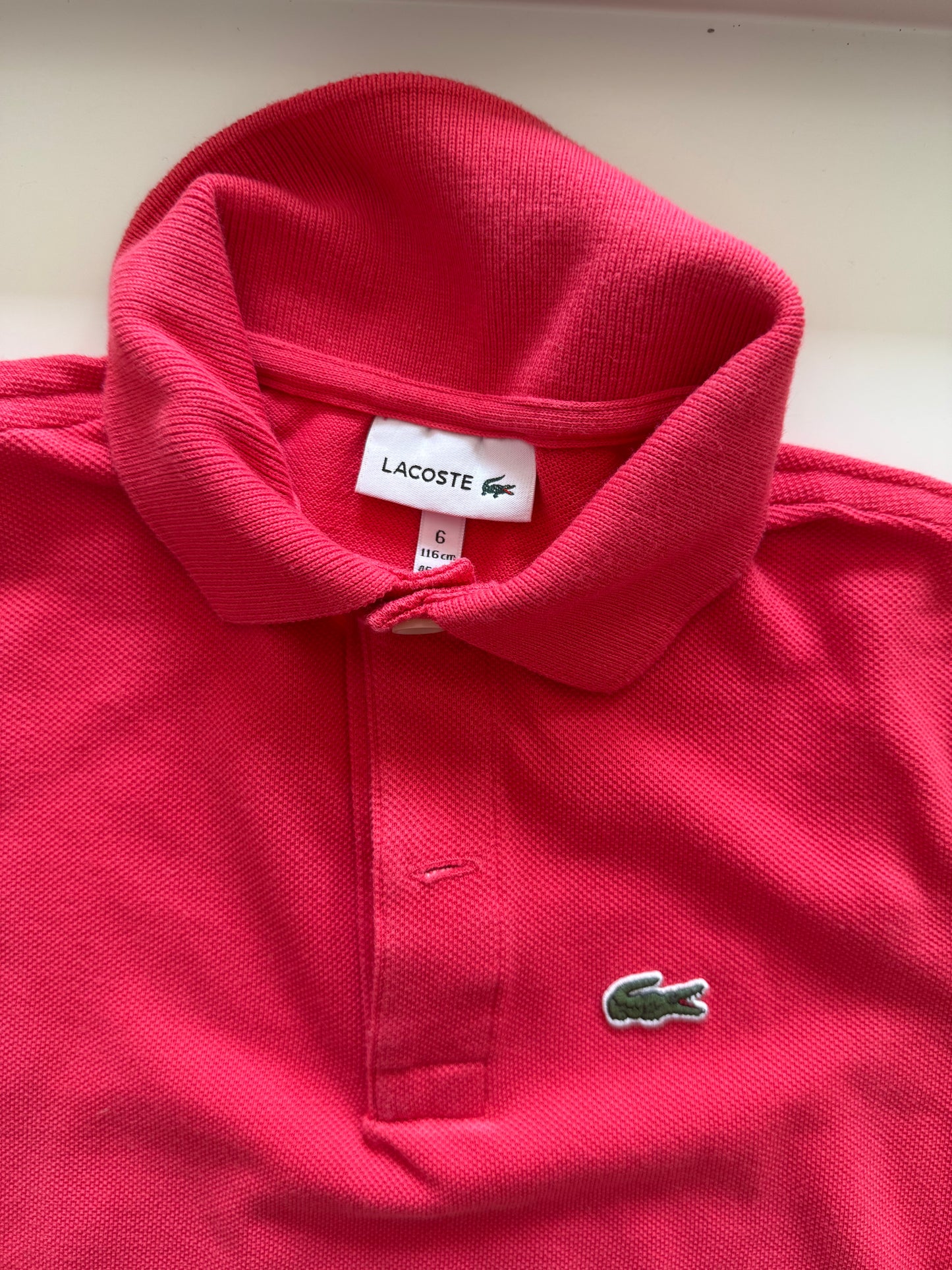 LACOSTE Poloshirt T-Shirt pink 116