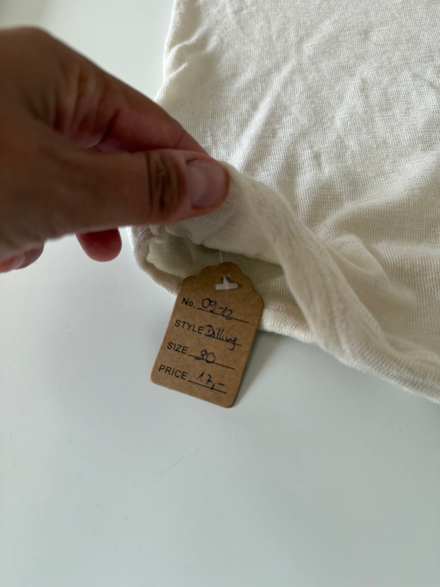 DILLING Body Wolle Seide weiß 80