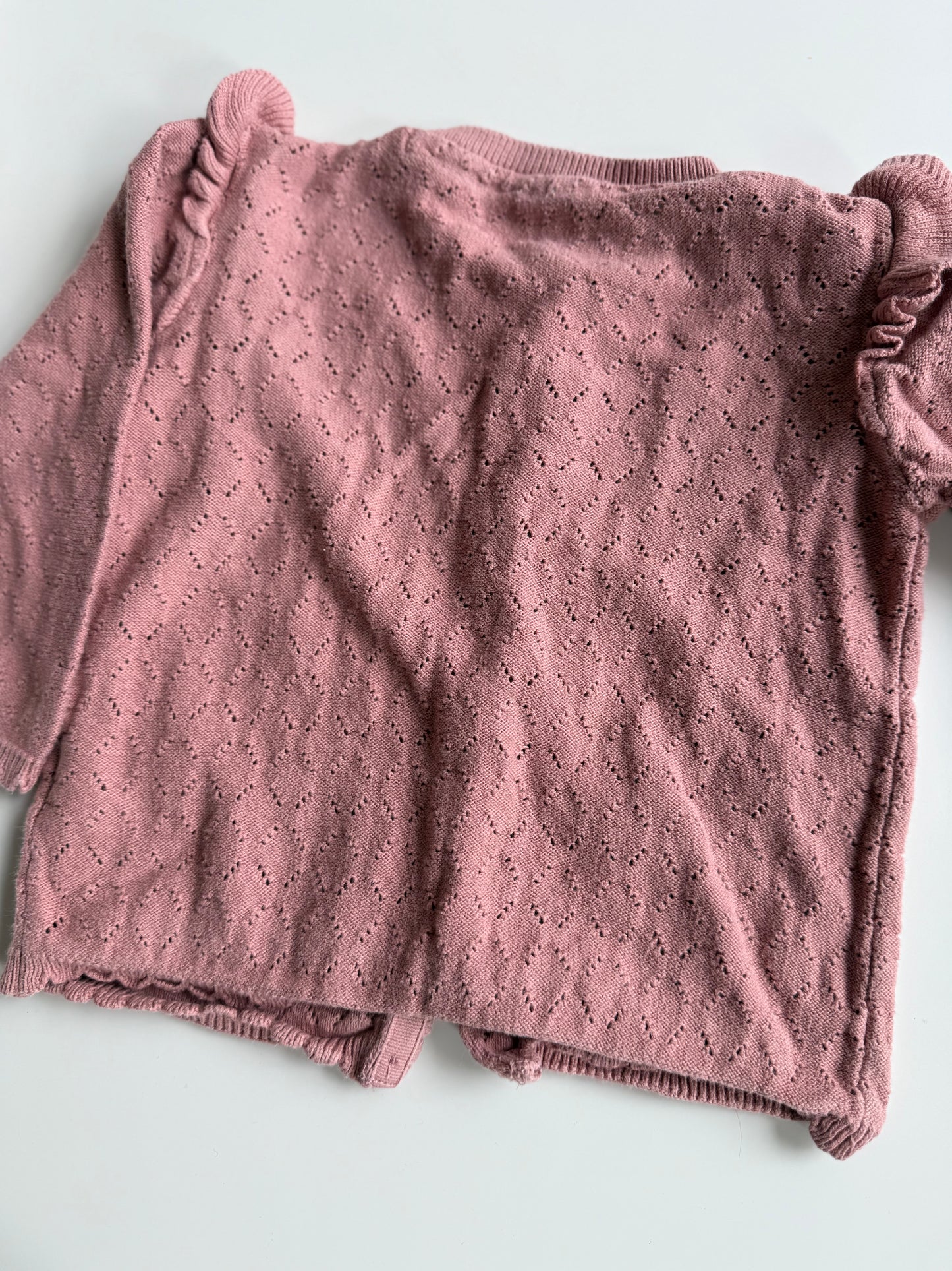 H&M Strickjacke altrosa