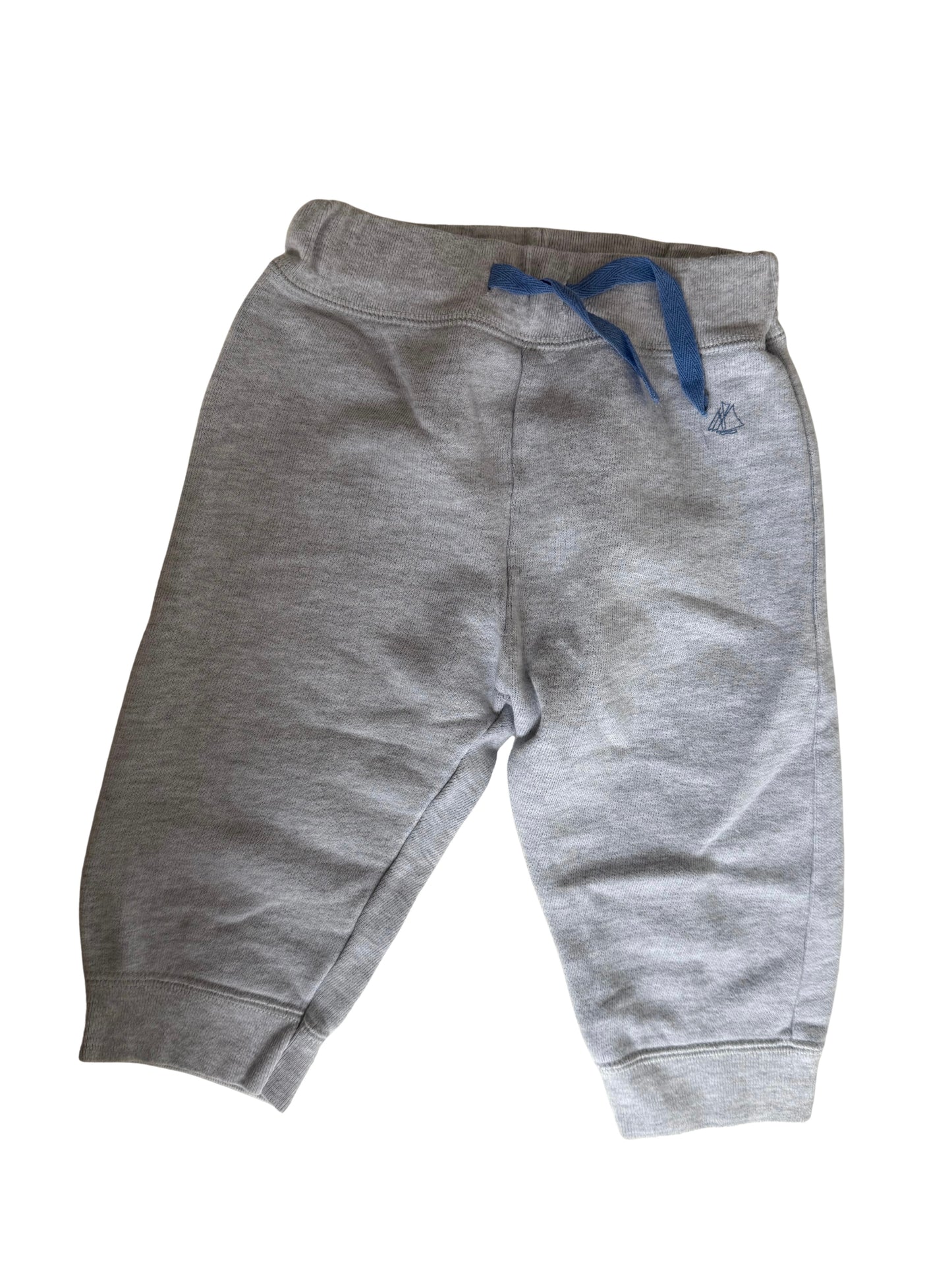 PETIT BATEAU Jogginghose grau blau 80