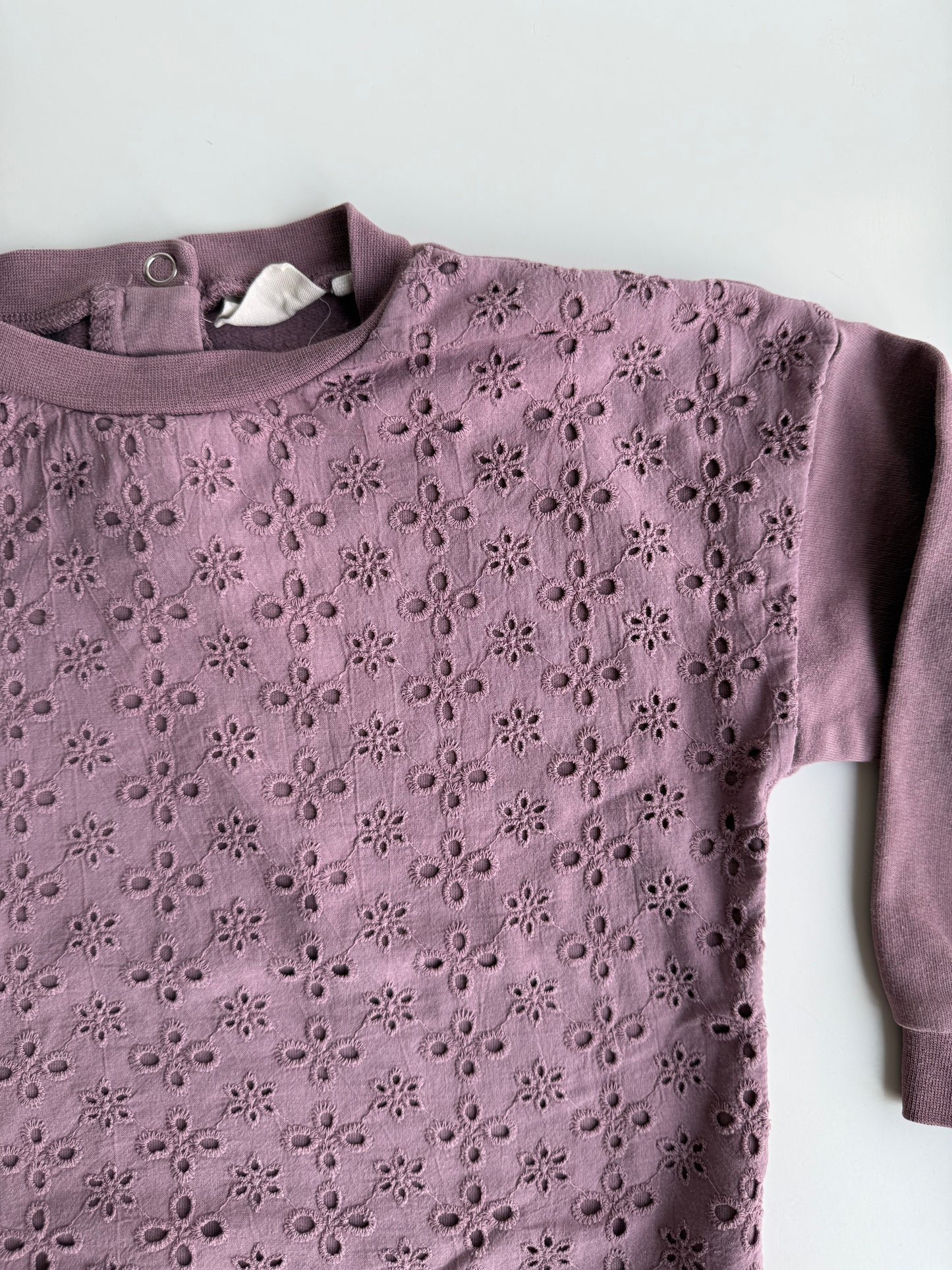 MINYMO Sweatshirt Flieder altrosa 92