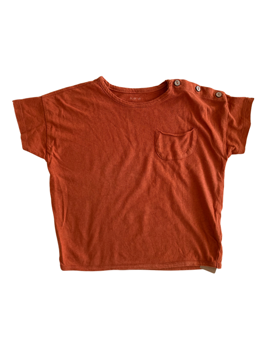 PLAY UP Tshirt orange rostrot 86/92