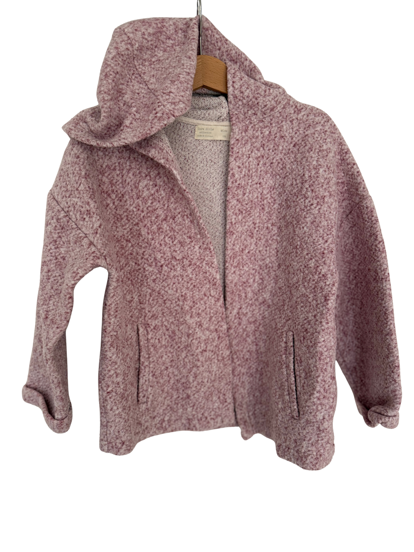 ZARA Strickjacke rosa 116