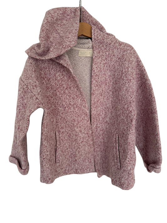 ZARA Strickjacke rosa 116