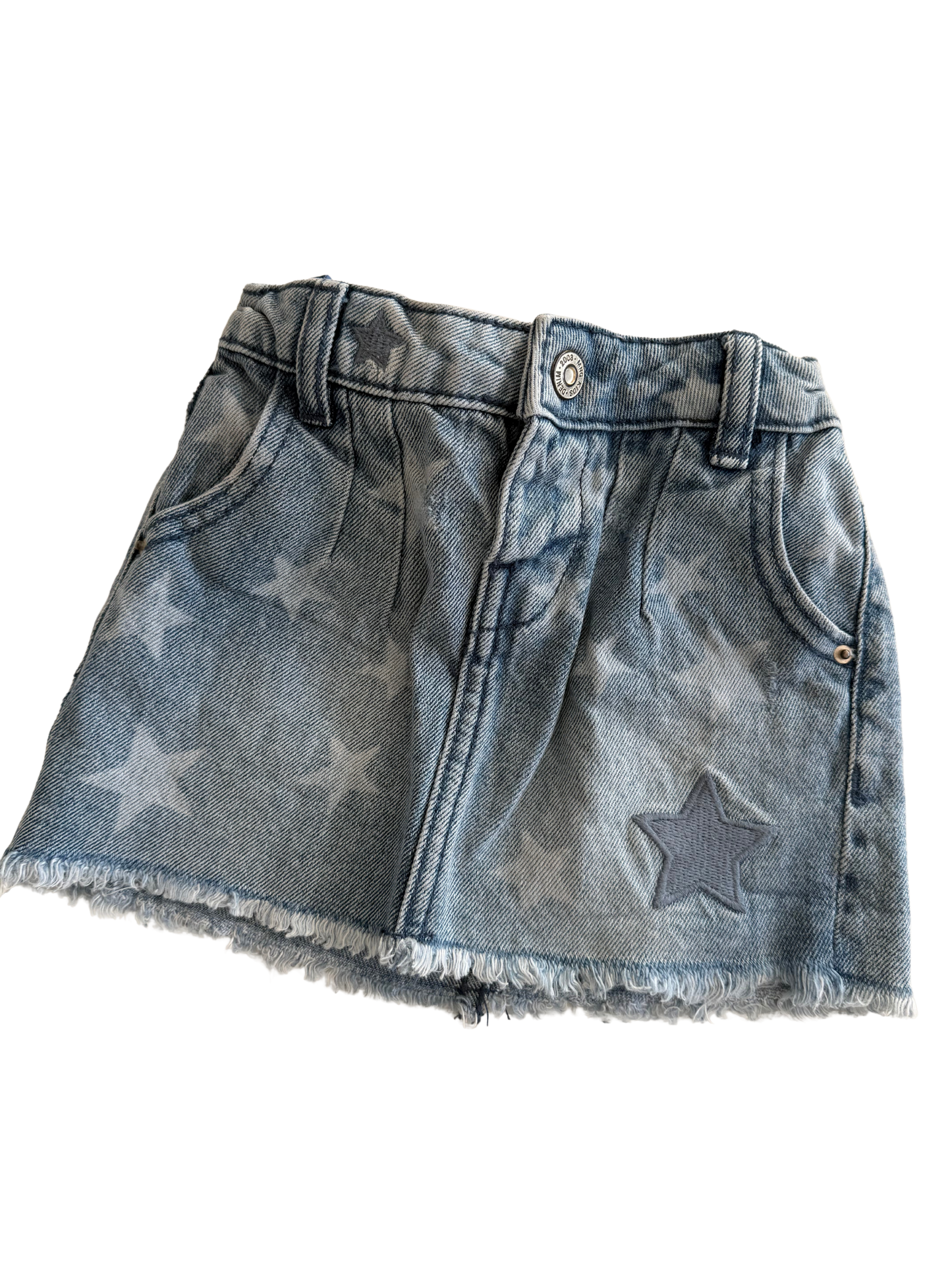MANGO Jeansrock Sterne 98