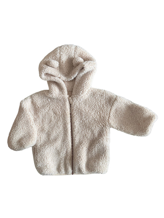 NEXT Jacke Teddyfell wollweiß Creme 98