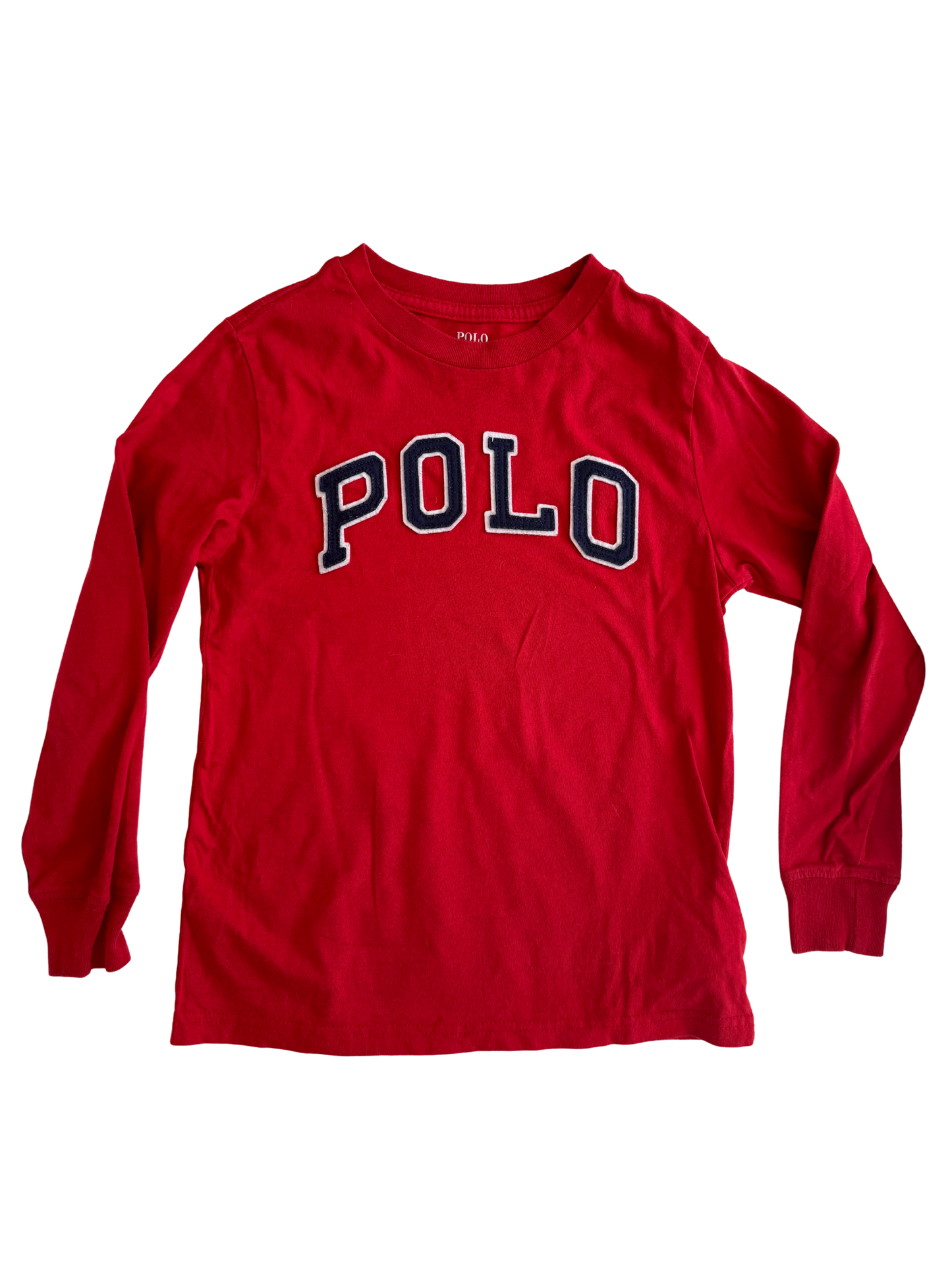 RALPH LAUREN Langarmshirt Rot Polo 116