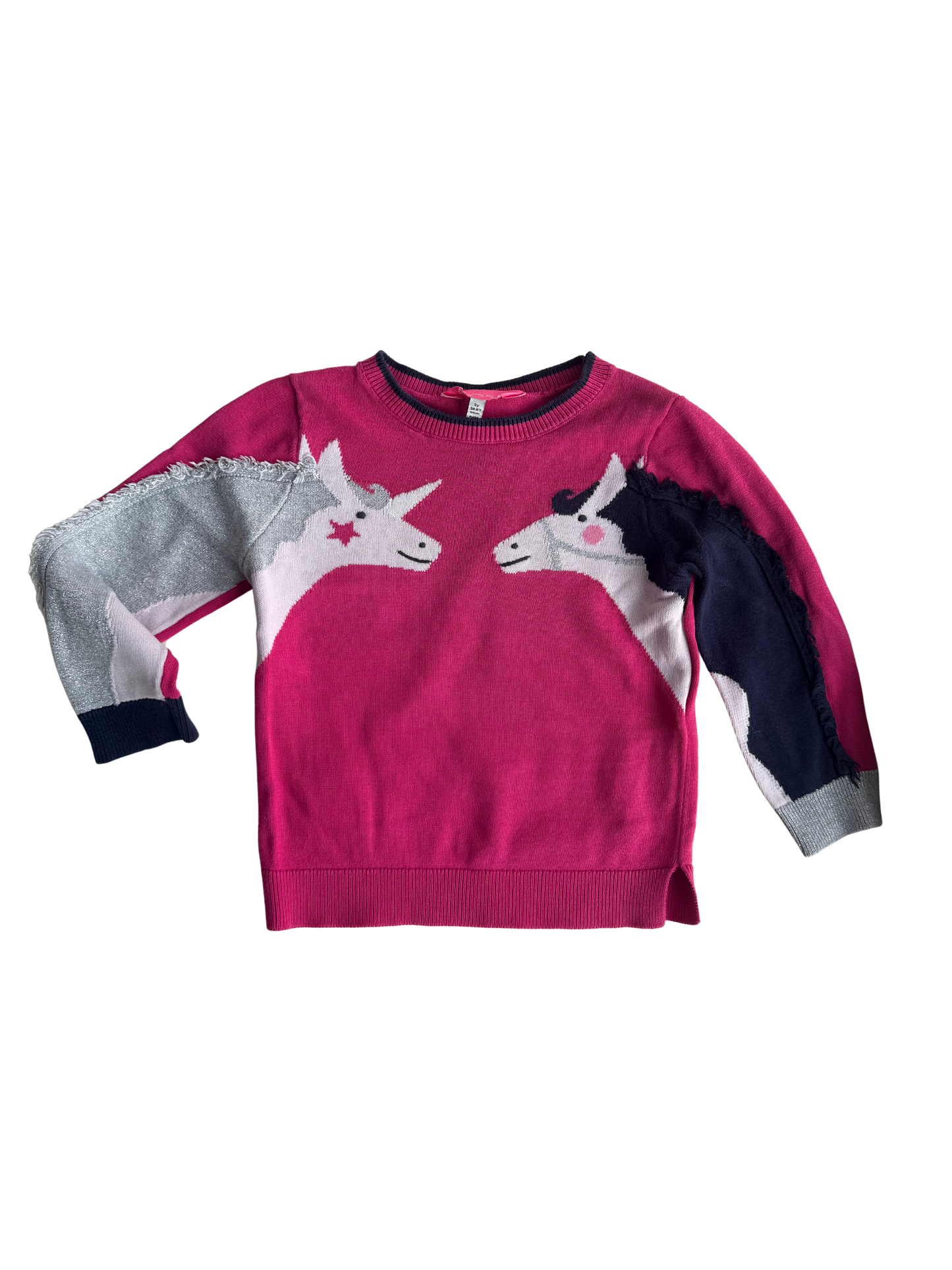 JOULES Pullover pink Einhörner 98