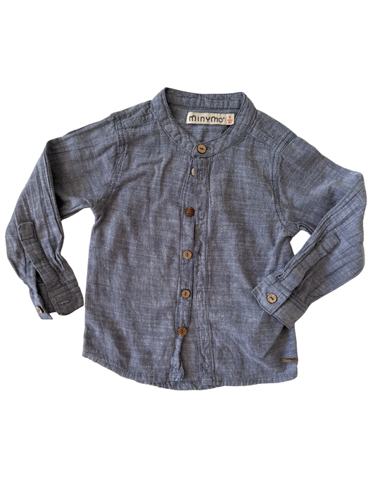 MINYMO Kinderhemd secondhand blau 92