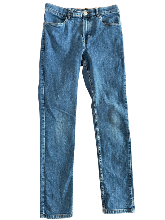 H&M Jeans skinny blau 158