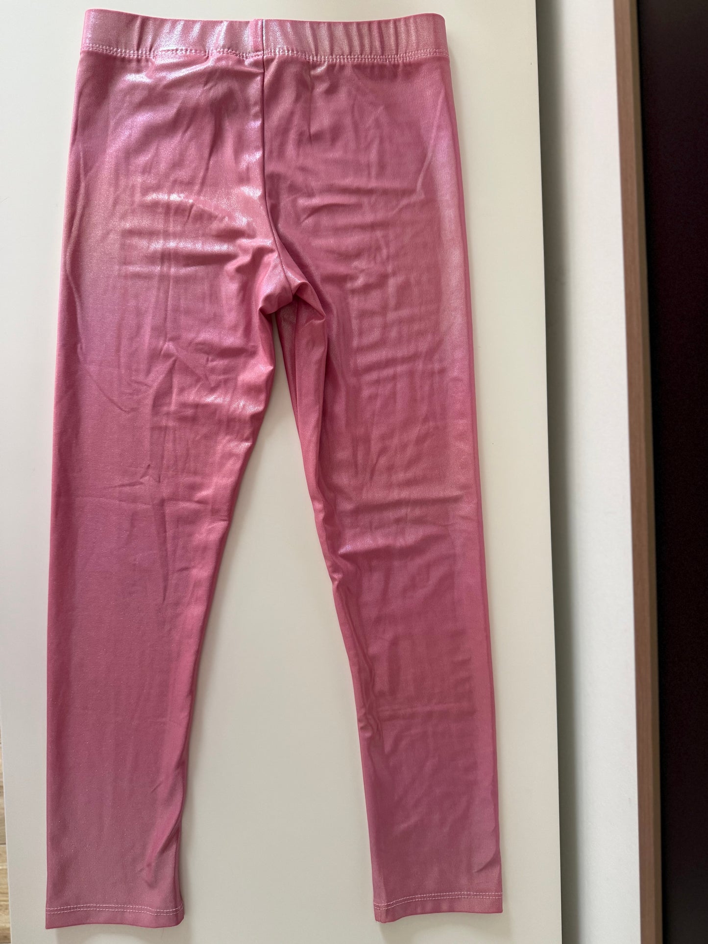H&M Leggings pink metallic 122