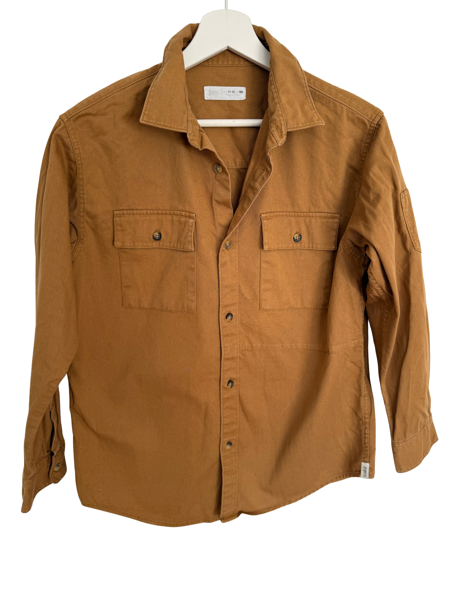 ZARA Hemd braun 152