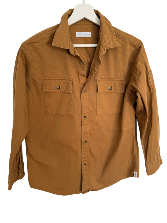 ZARA Hemd braun 152