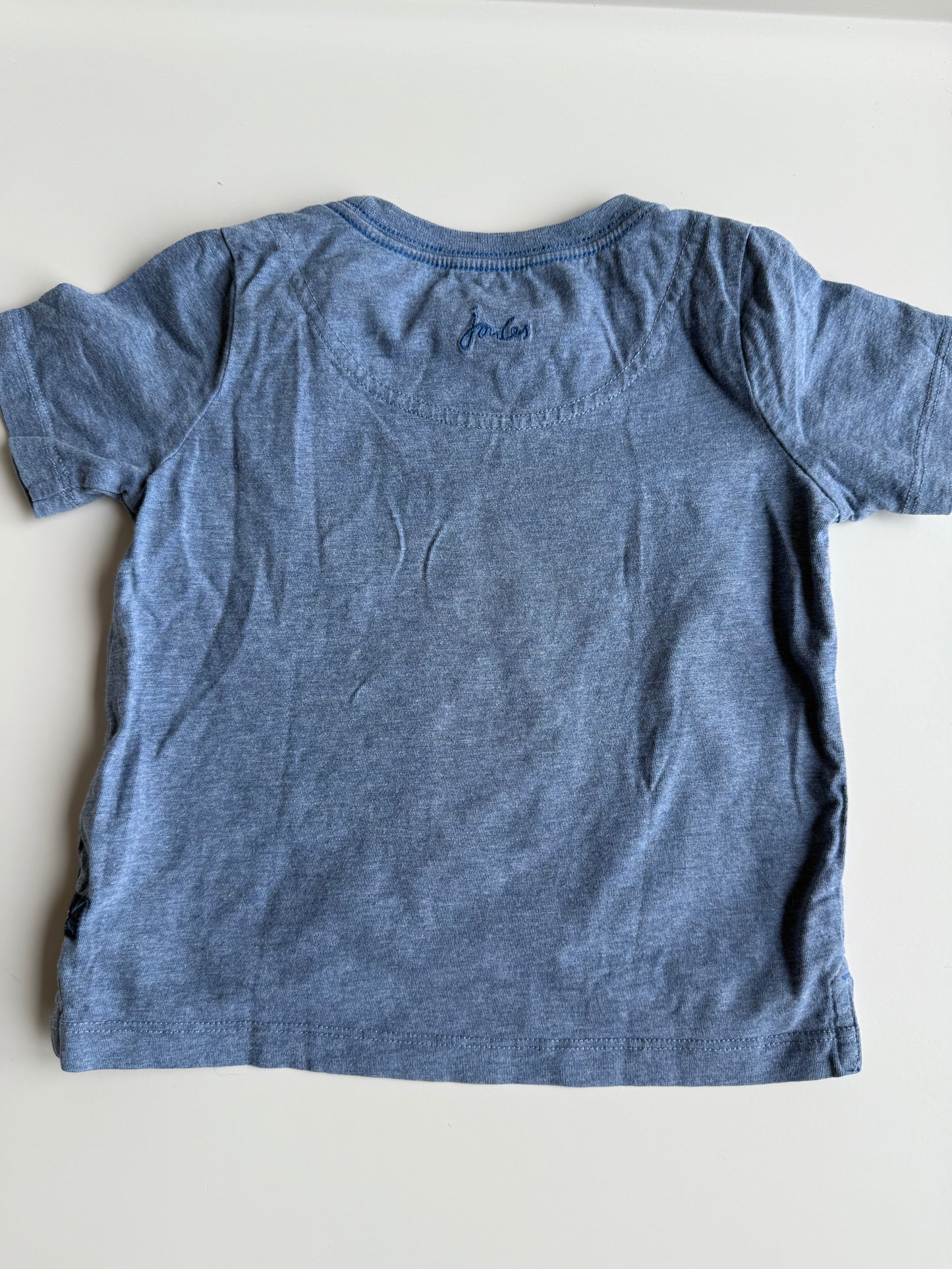 Joules Tshirt Krebs blau 92