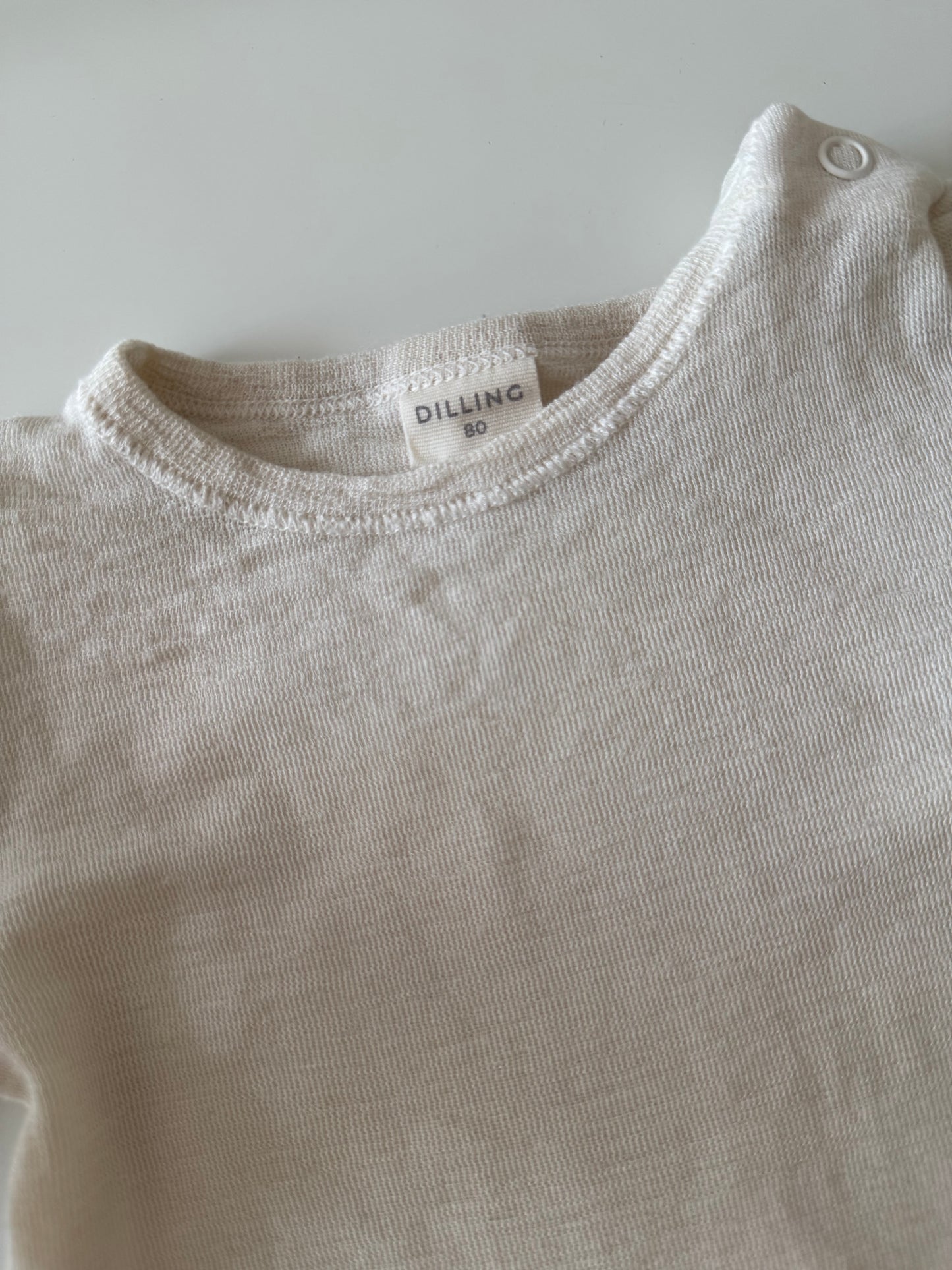 DILLING Body Wolle Seide weiß 80